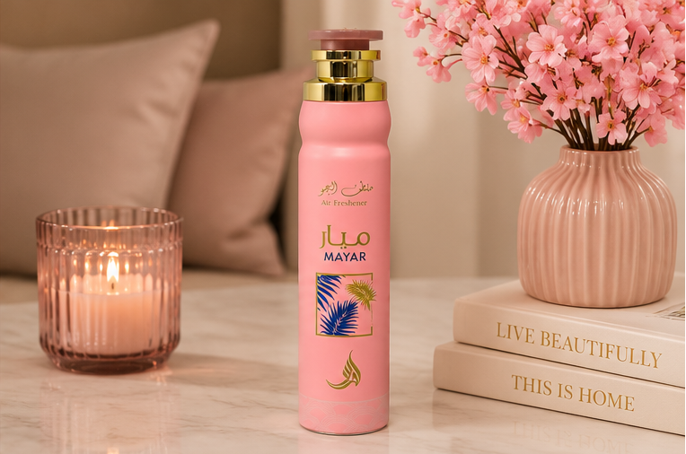 Mayar Luxury Air Freshener Spray | Long-Lasting Tropical Floral Home & Car Fragrance
