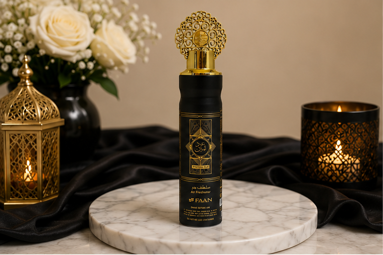FAAN Precious Oud Luxury Air Freshener Spray | Long-Lasting Home & Car Fragrance