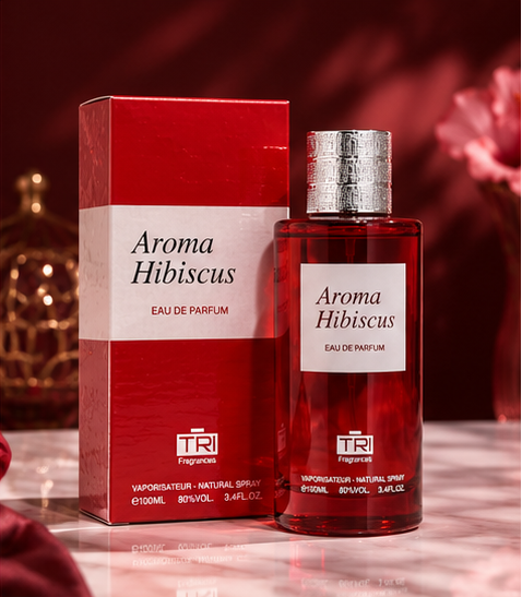 Aroma Hibiscus Eau de Parfum 100ml | Floral Fruity Luxury Fragrance