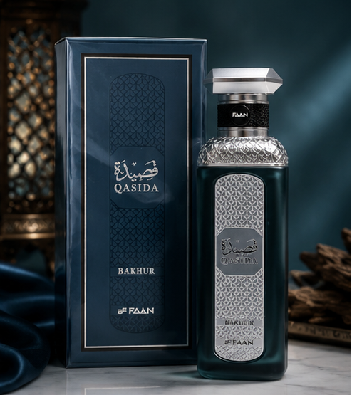 Qasida Bakhur Eau de Parfum 100ml | Smoky Oud & Amber Luxury Fragrance