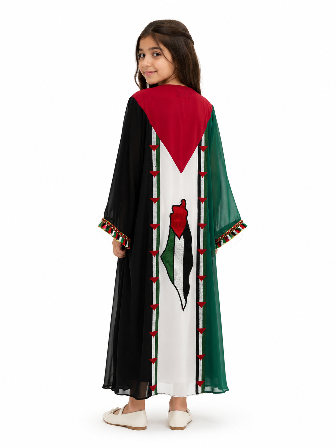 Kids Palestinian Flag Dress: Pride and Elegance for Young Ones