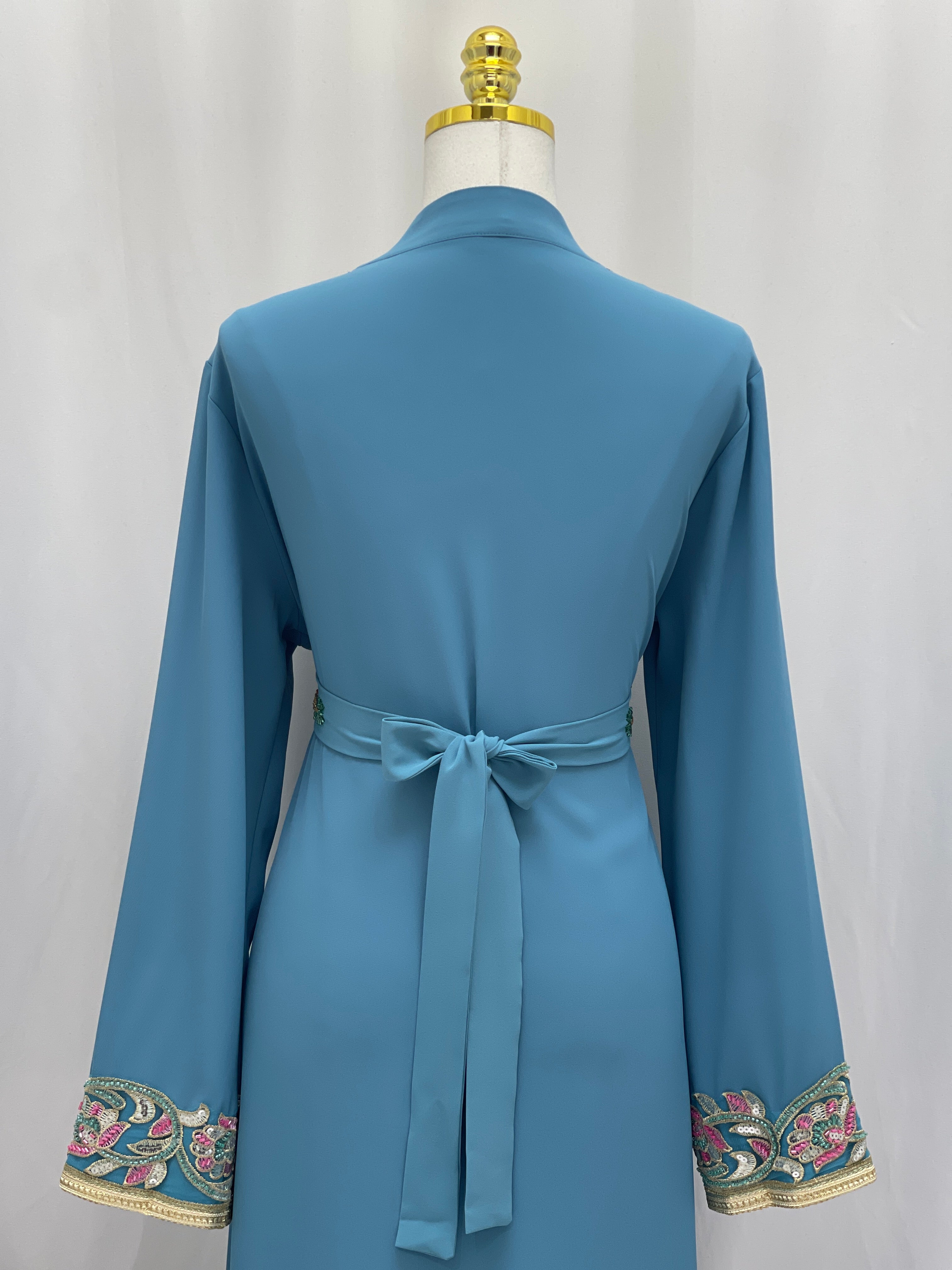 Turquoise Whisper Kaftan