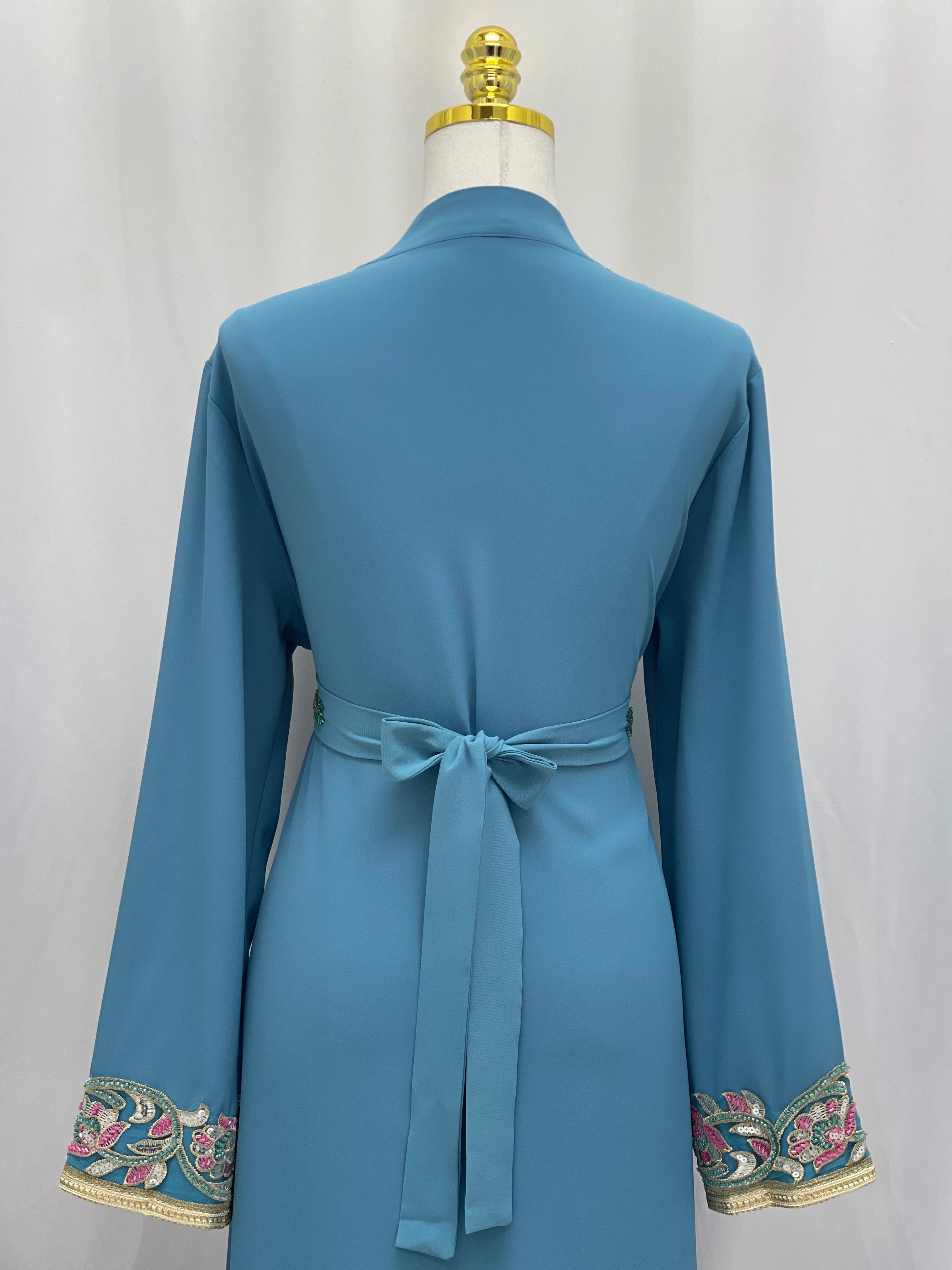 Turquoise Whisper Kaftan