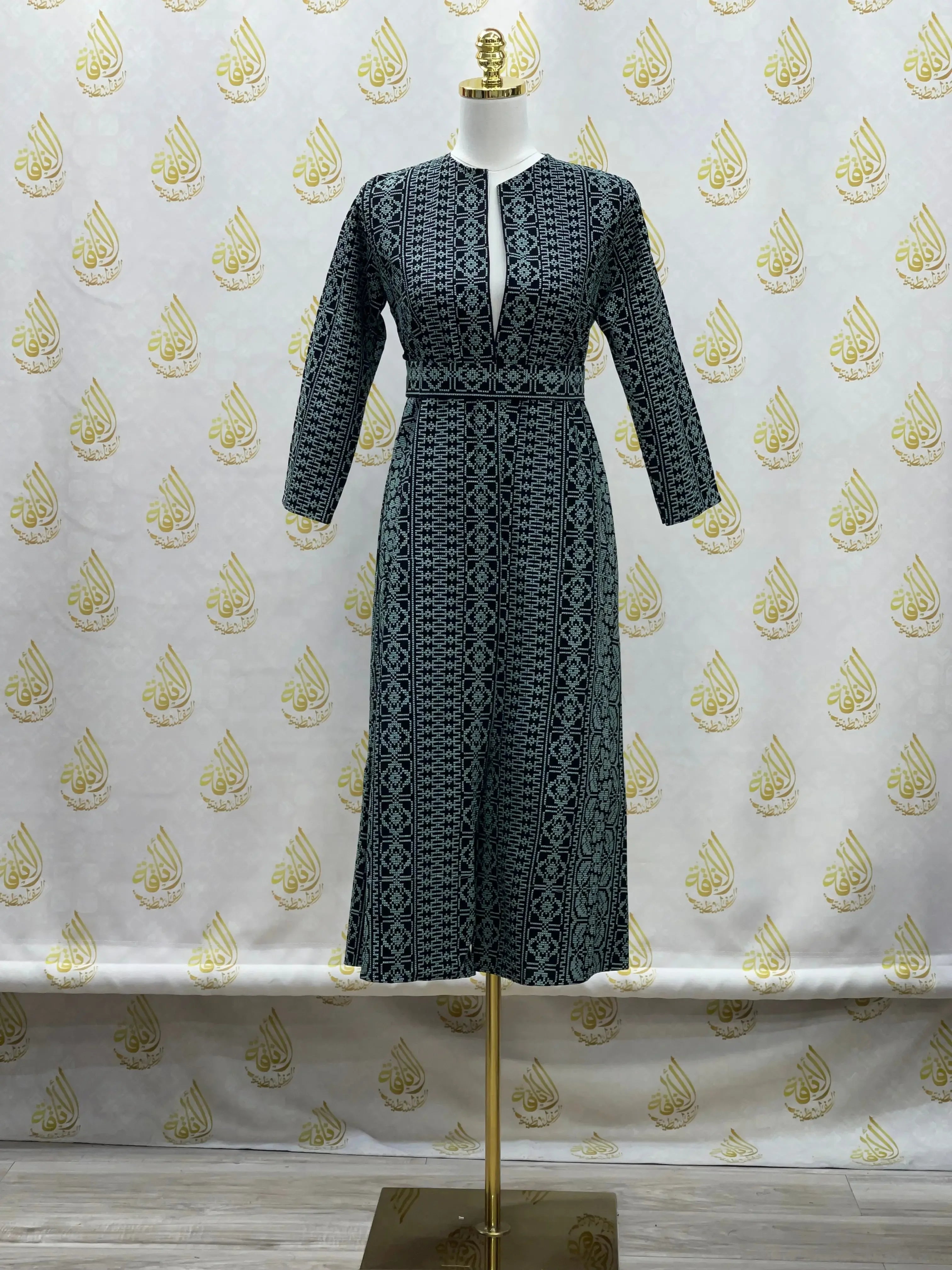 Long Embroidered Cardigan for Kids and Teens: Elegance and Comfort Palestinian Elegance