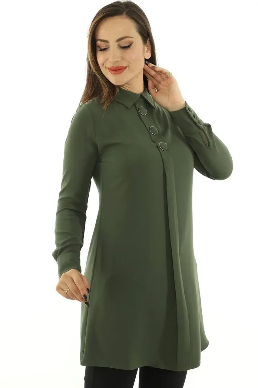 Formal Tunic – Sleek and Professional Business Wardrobe Essential Palestinian Elegance