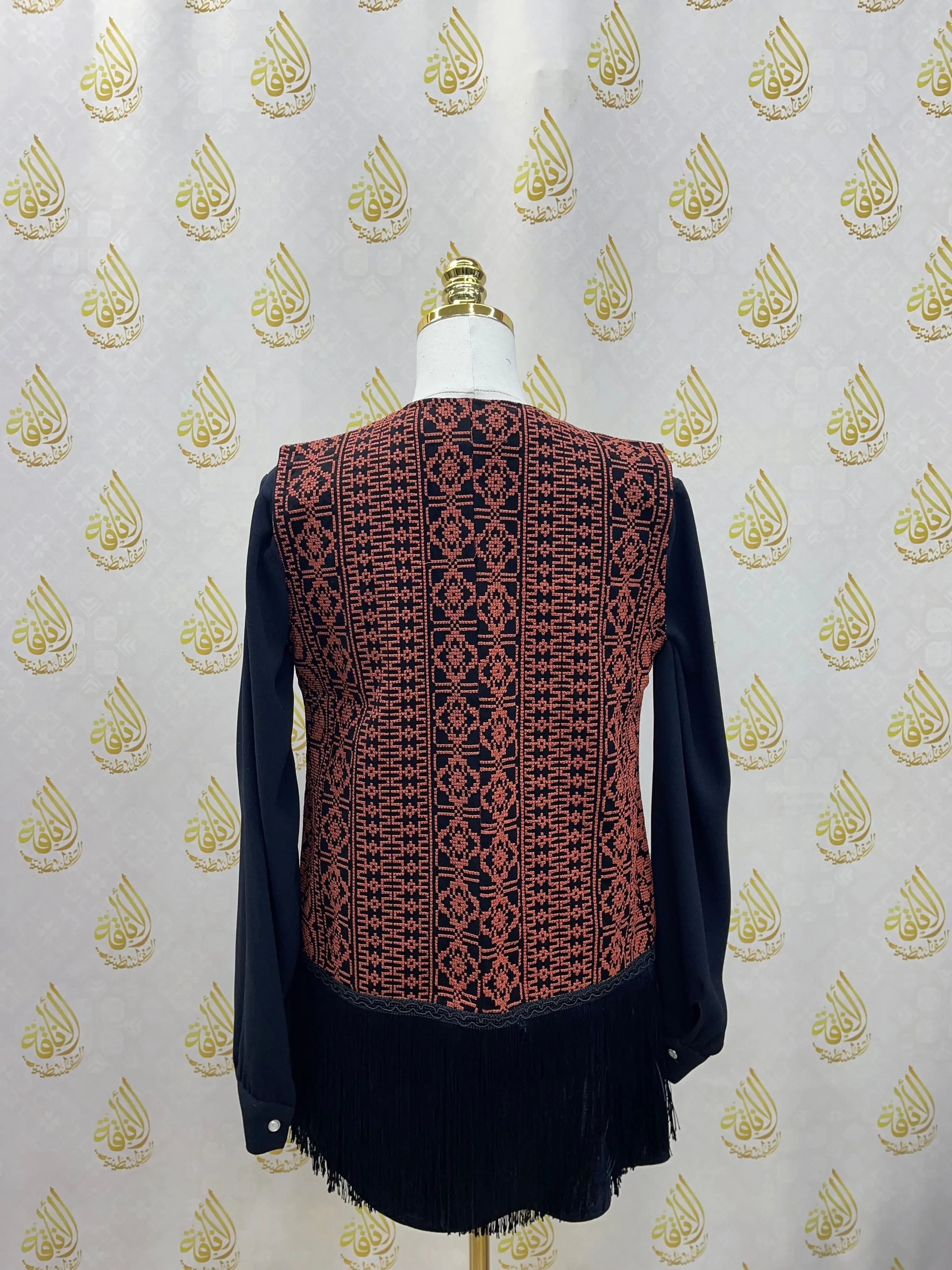 Embroidery Tassel Vest: Timeless Elegance and Versatile Style Palestinian Elegance