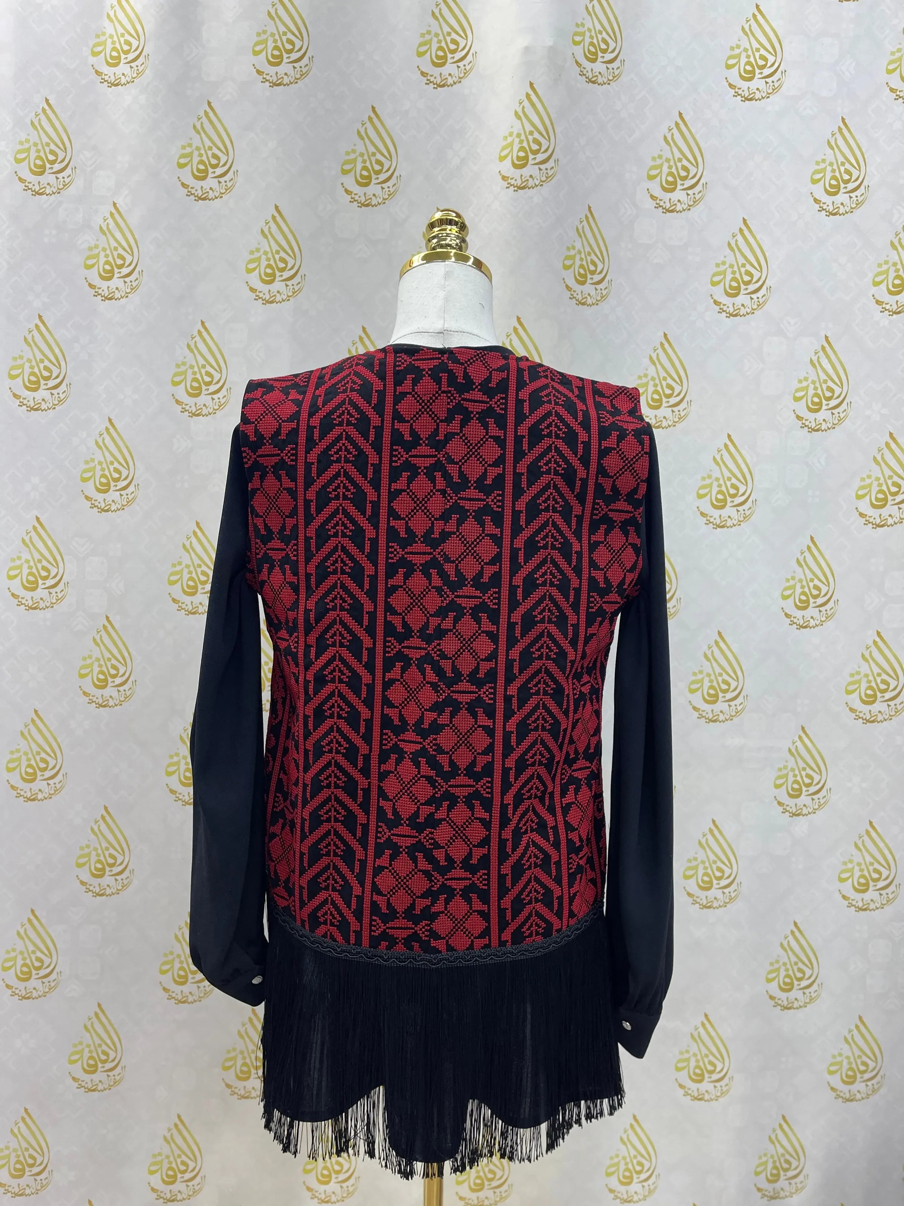 Embroidery Tassel Vest: Timeless Elegance and Versatile Style Palestinian Elegance