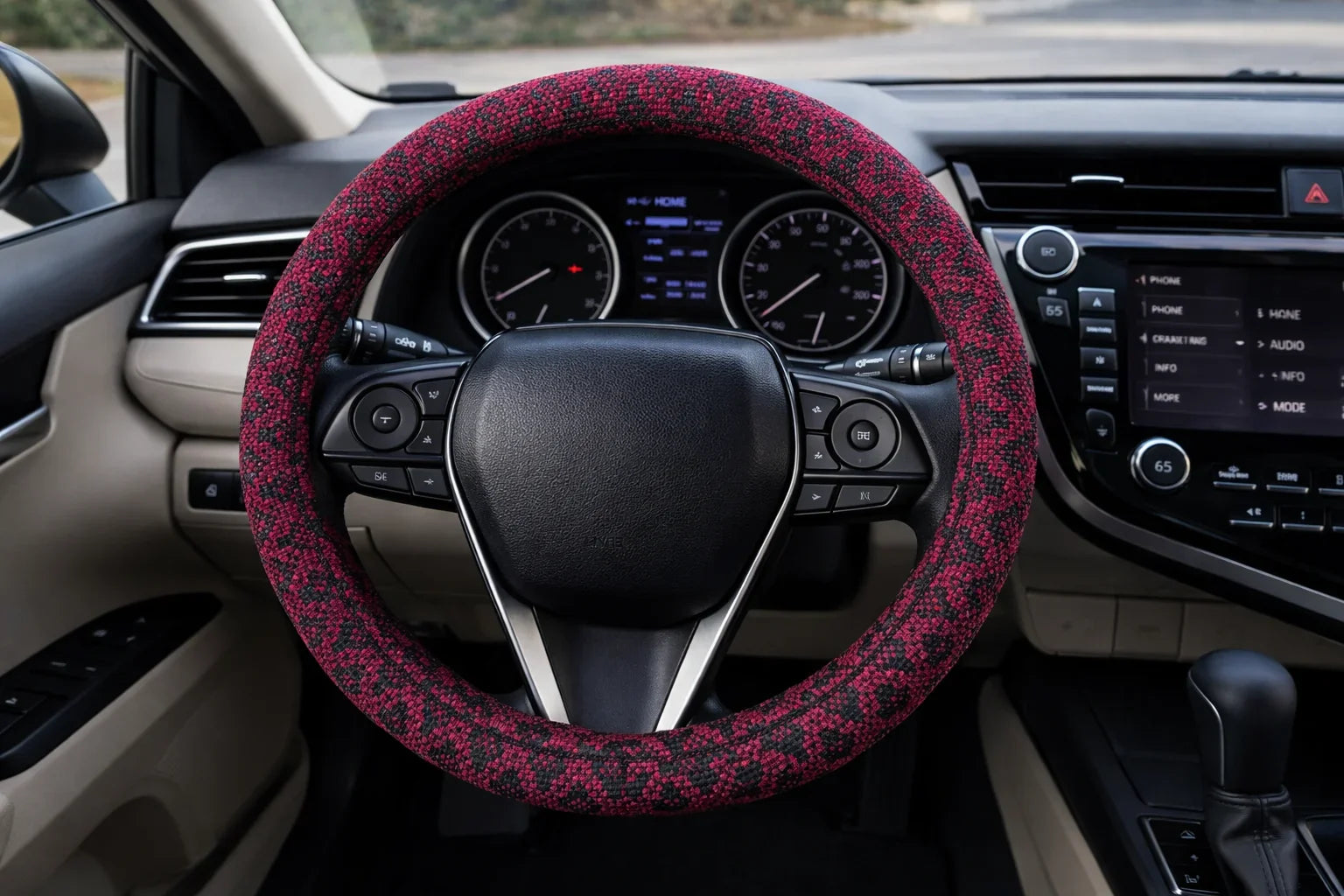 Reversible Beaded Steering Wheel Cover- Elegant Design