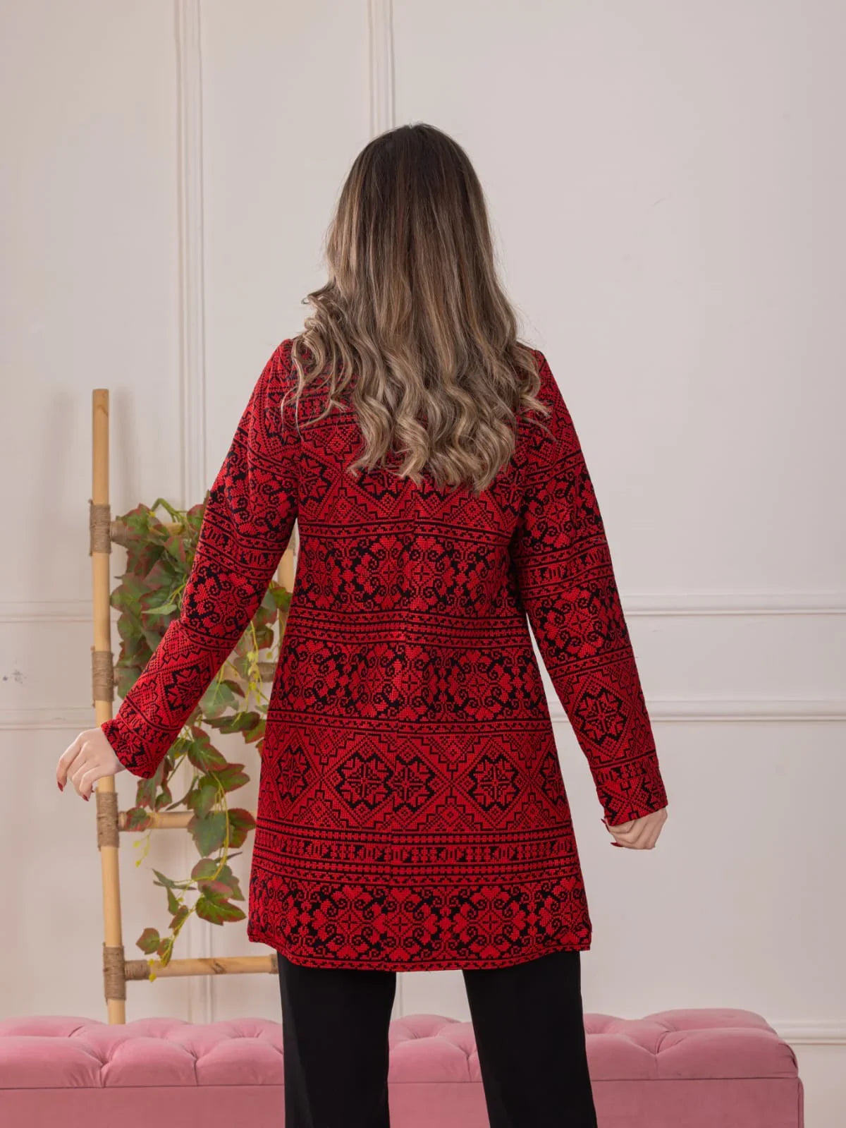 Heritage Weave Embroidered Jacket -Cultural Elegance