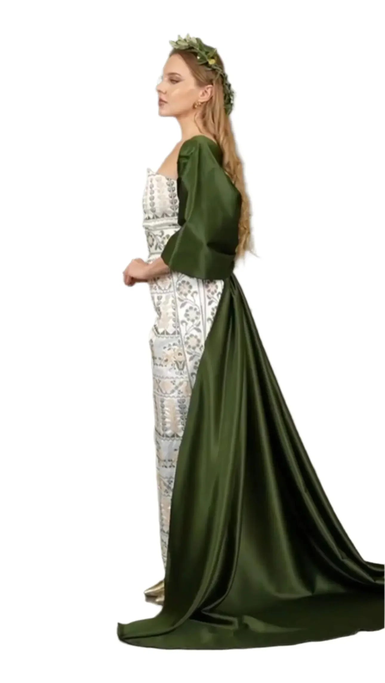 Embroidered Bebiona Dress - Elegant Floral Design for Women Palestinian Elegance