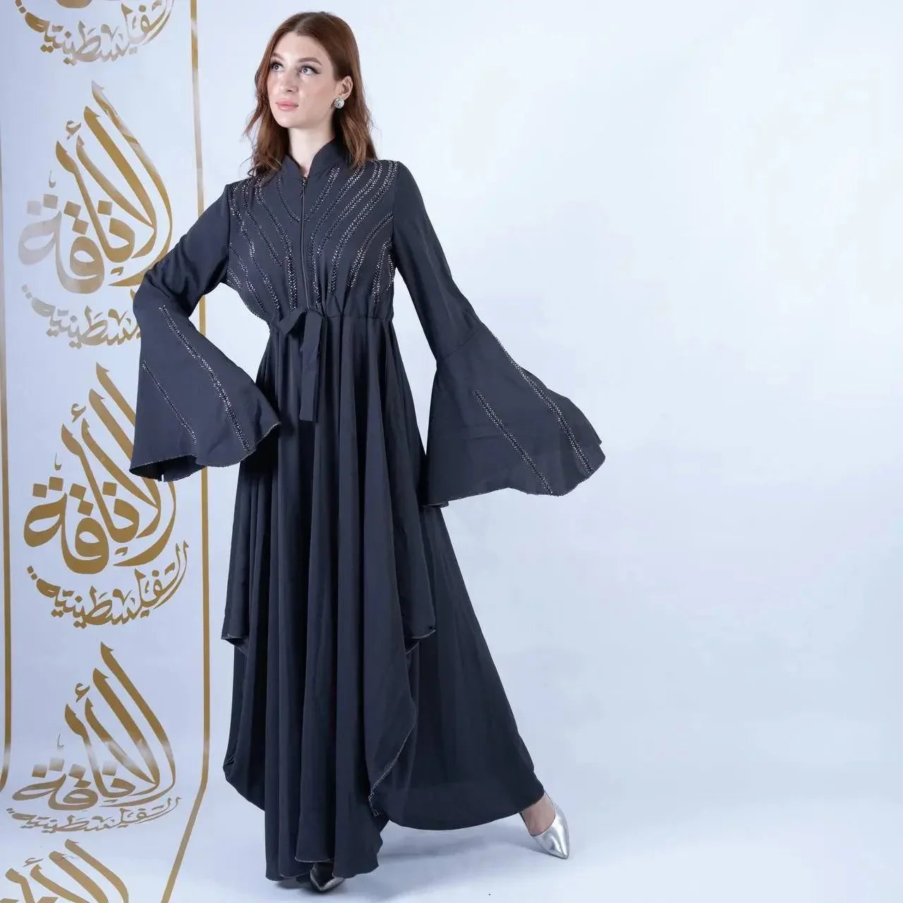 Dressy Abaya: Timeless Elegance & Effortless Sophistication Palestinian Elegance