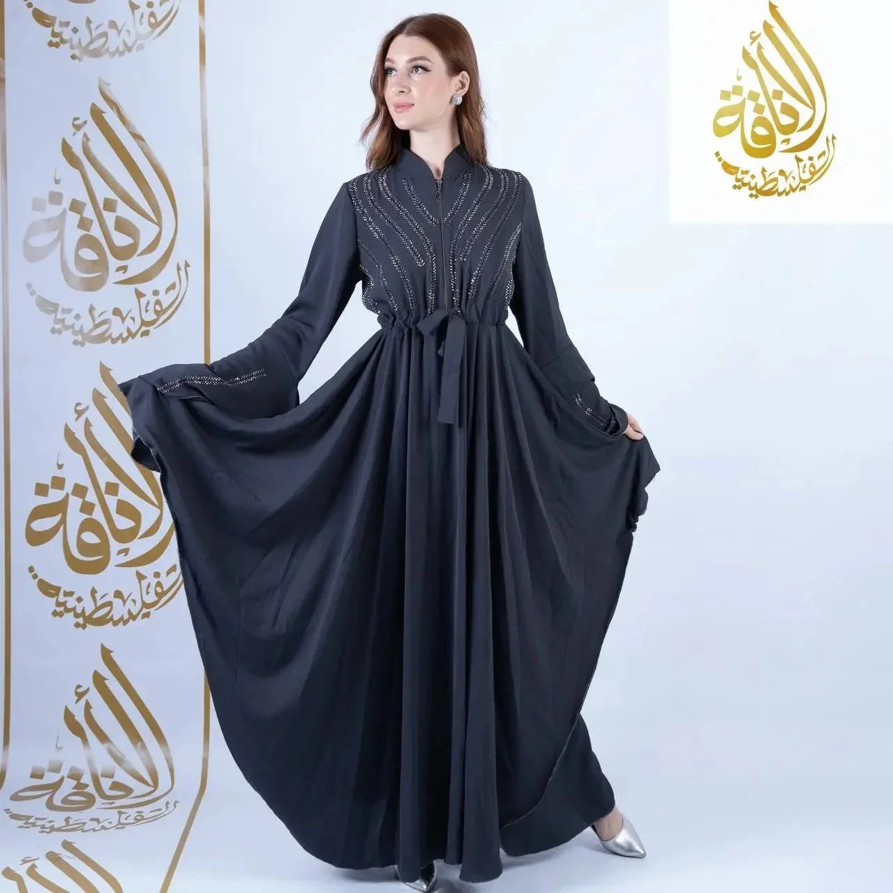 Dressy Abaya: Timeless Elegance & Effortless Sophistication Palestinian Elegance