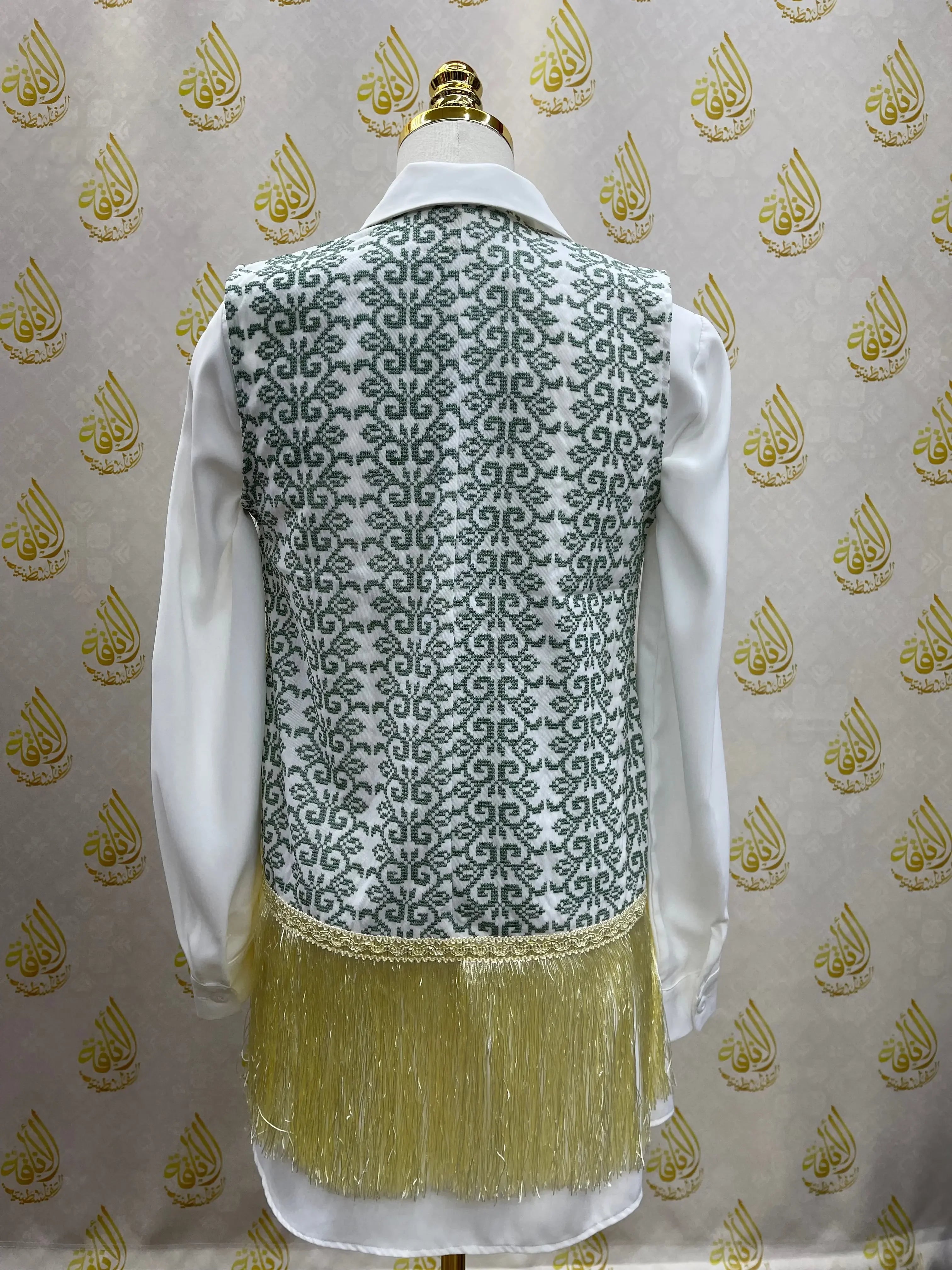 Embroidery Tassel Vest: Timeless Elegance and Versatile Style Palestinian Elegance