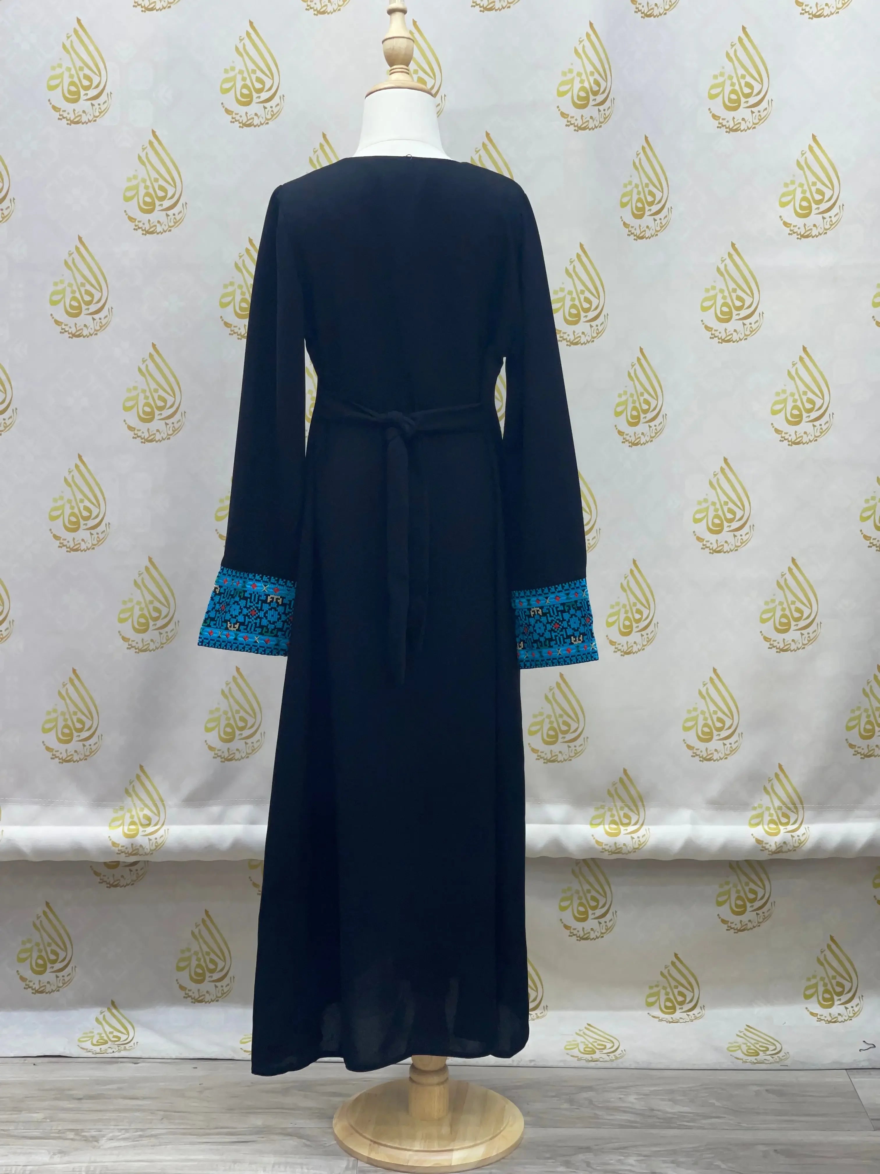 Girls Embroidered Abaya - Palestinian Elegance