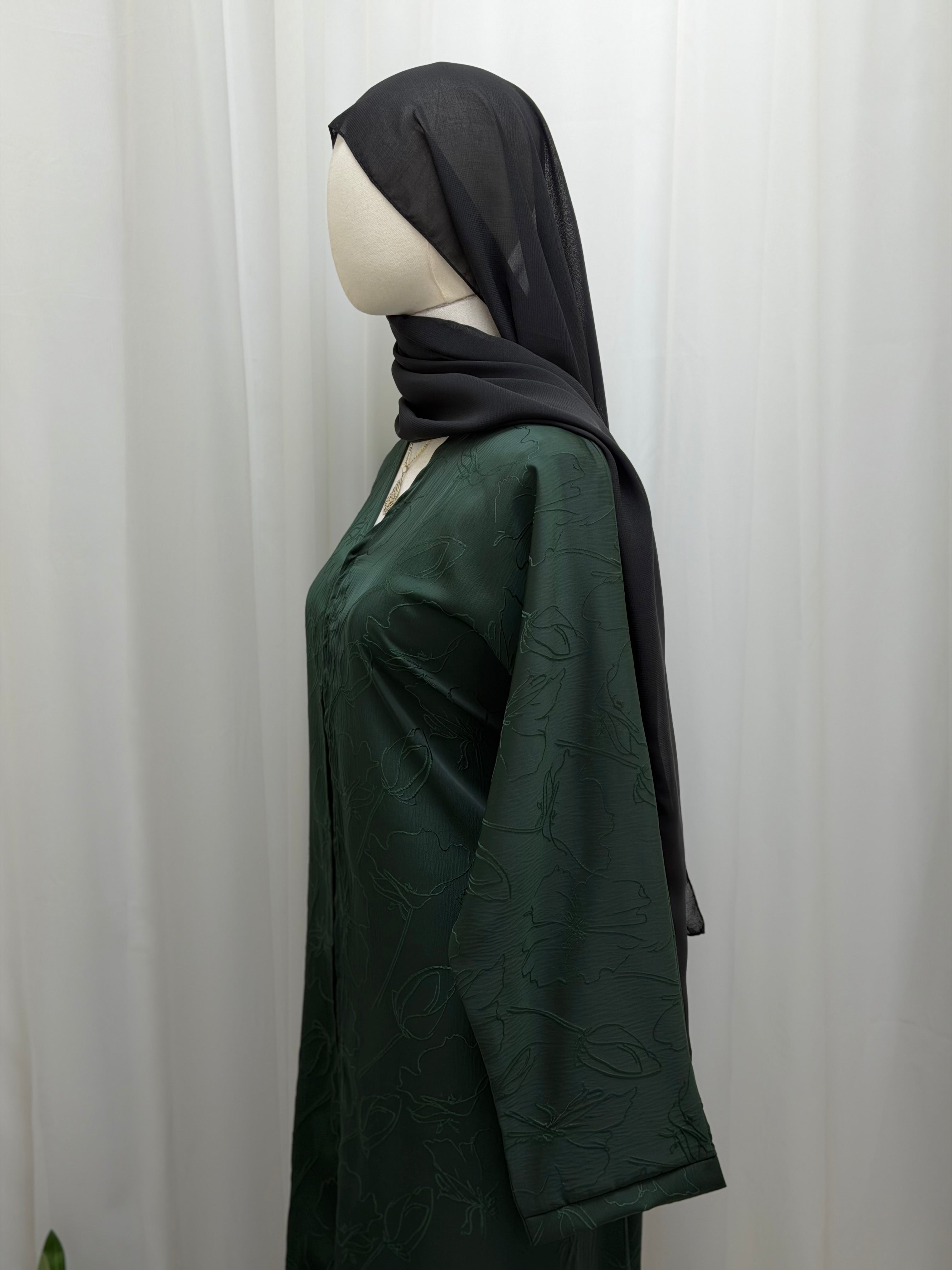 Emerald Whisper Abaya