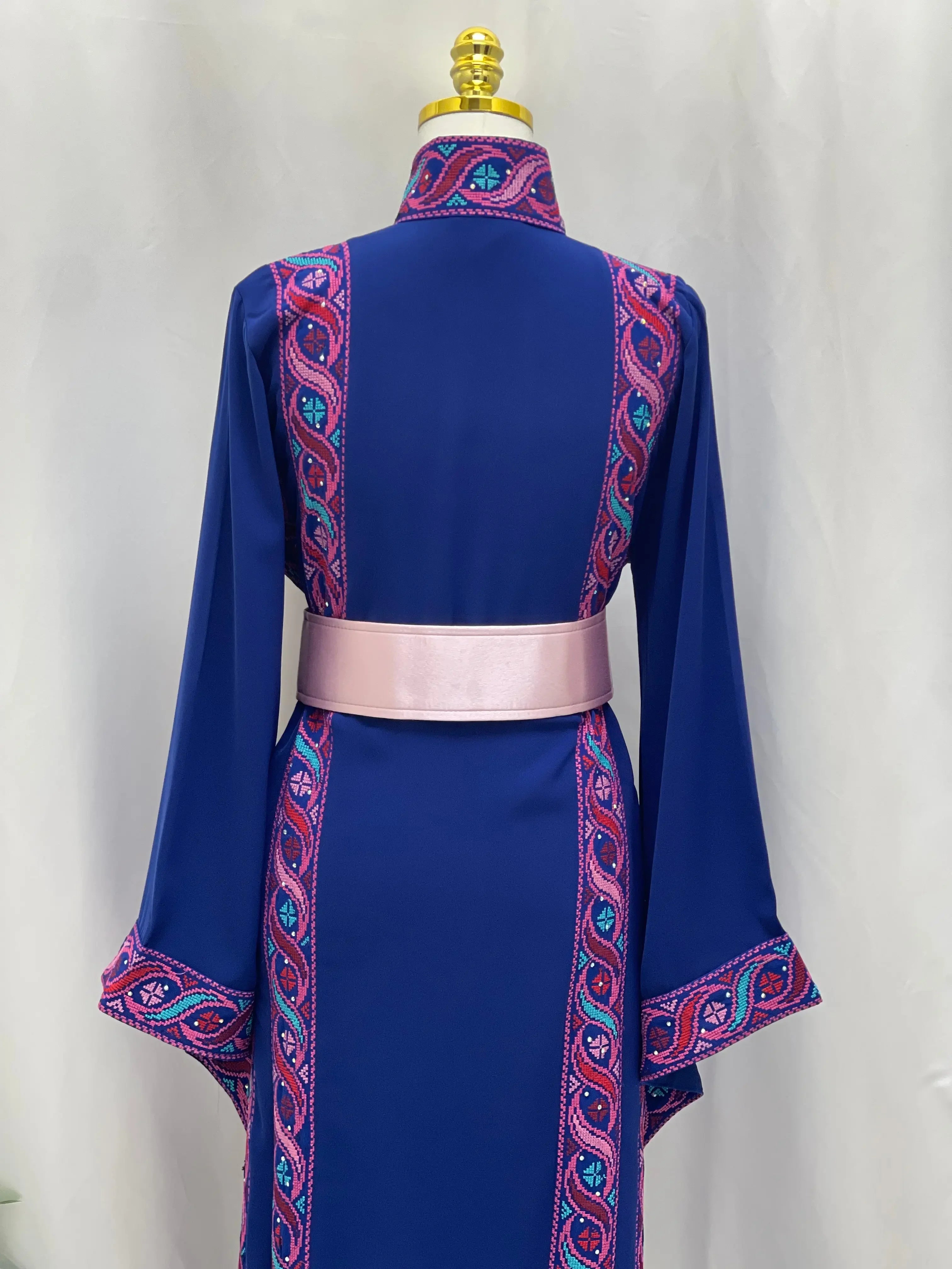 Royal Unique Embroidered Thoub - Timeless Elegance & Sophistication Palestinian Elegance