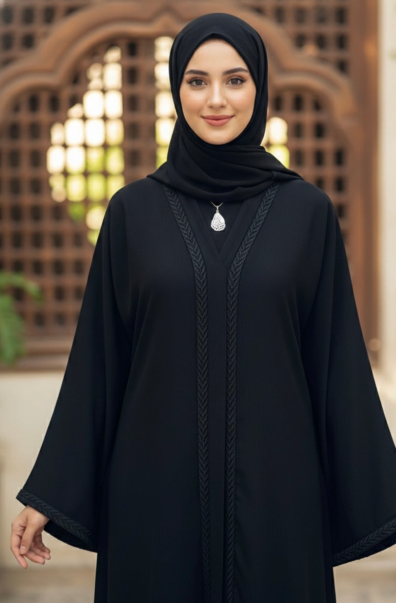 Classic Black Abaya