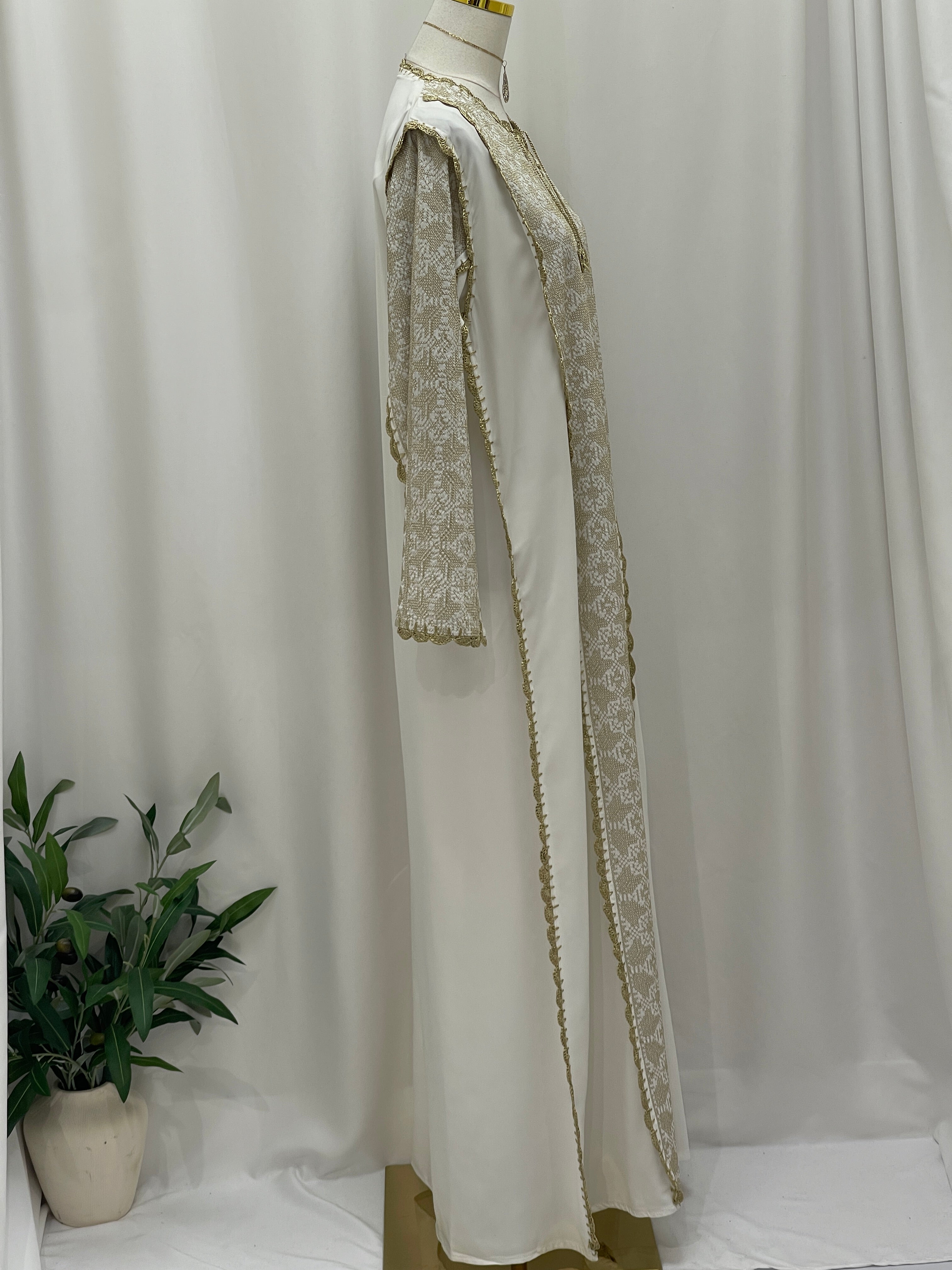 Heritage Threads Embroidered Abaya