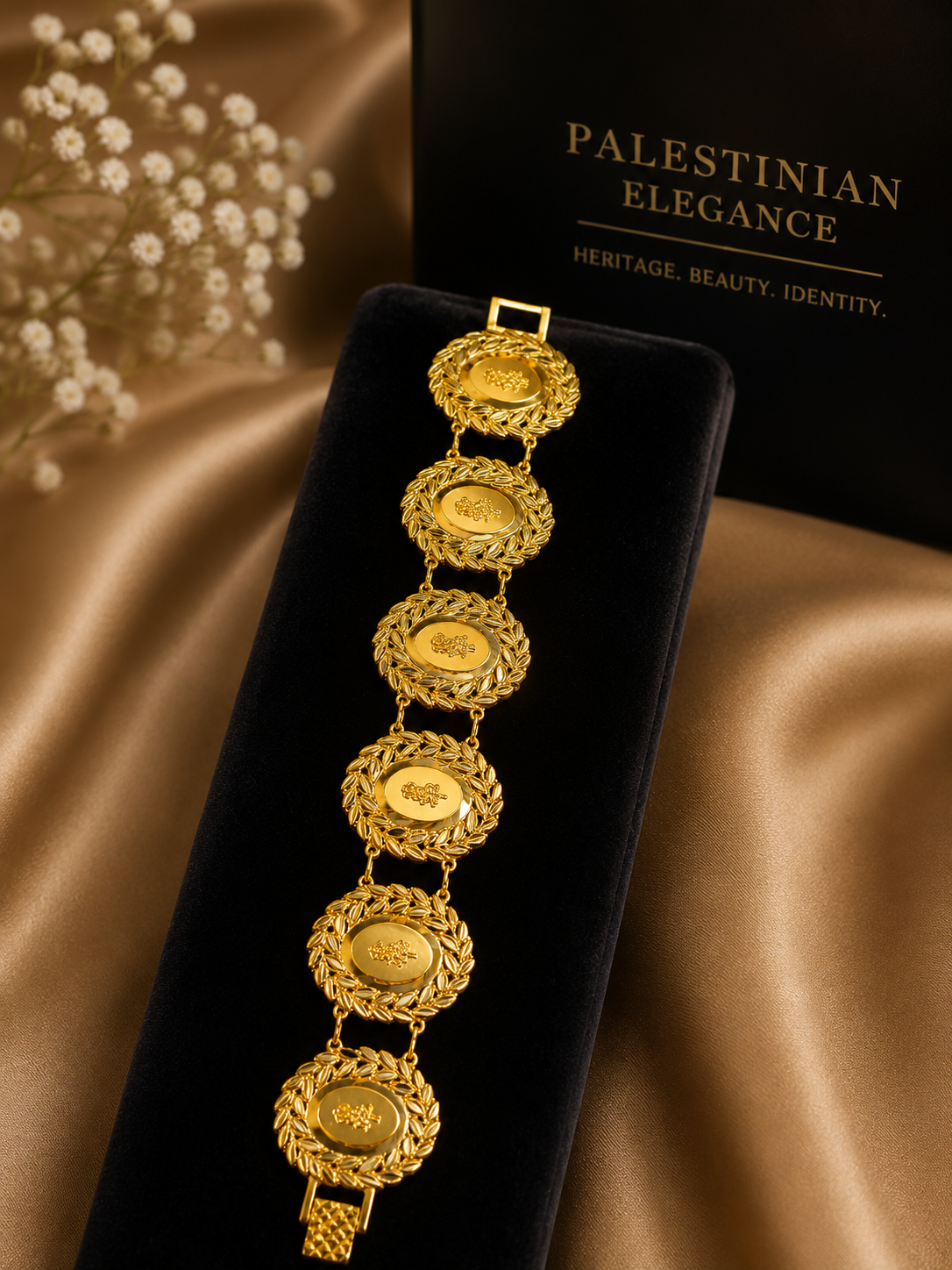 Heritage Coin Link Bracelet – Imitated Gold