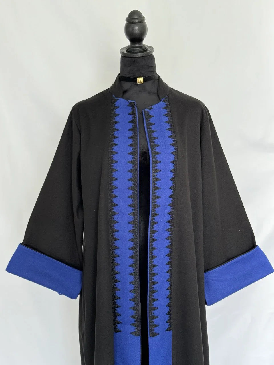 Moroccan Embroidery Kimono- designed in a classic open front silhouette