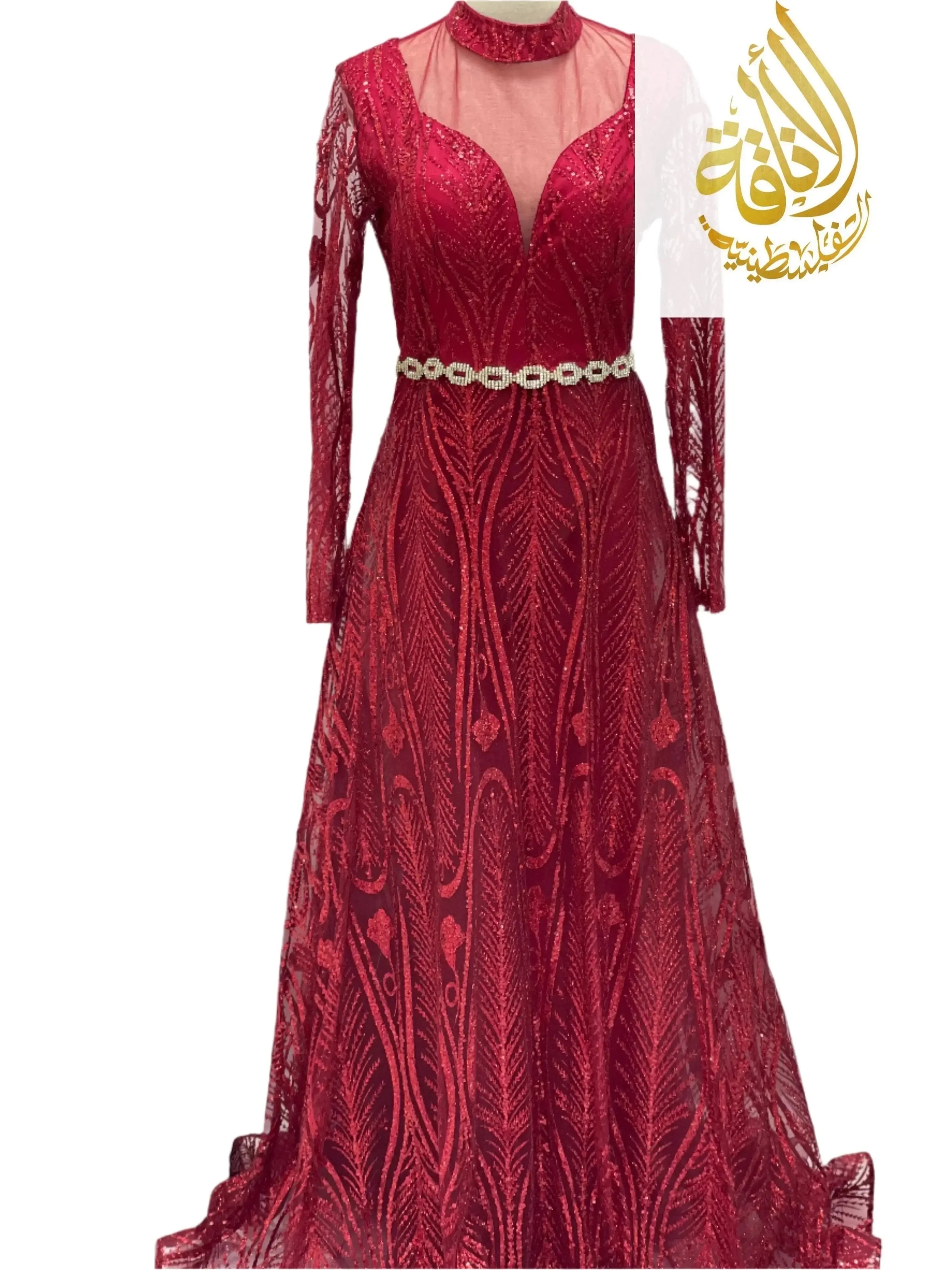Elegant Fancy Dress: Sophistication for Any Formal Occasion Palestinian Elegance