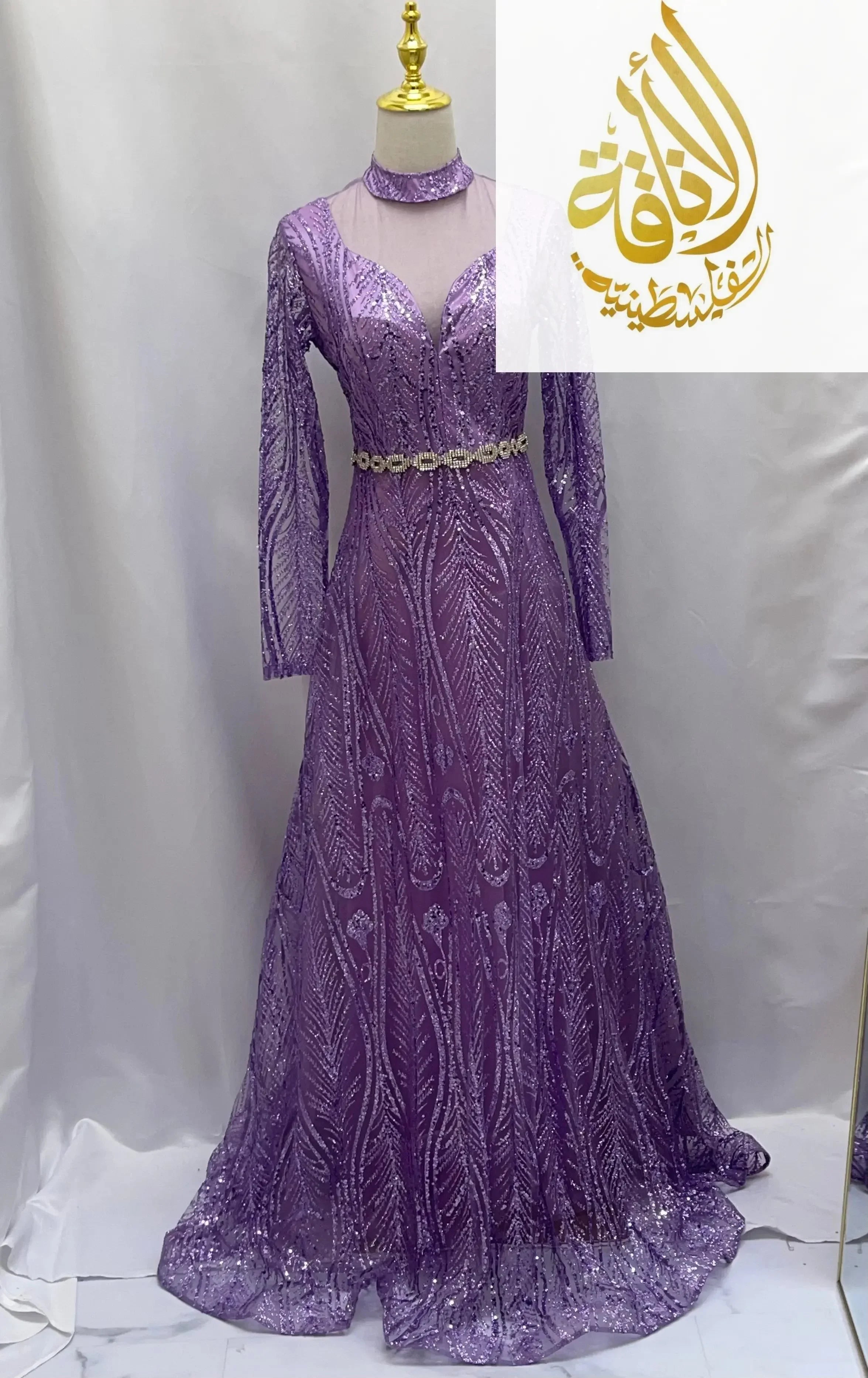 Elegant Fancy Dress: Sophistication for Any Formal Occasion Palestinian Elegance