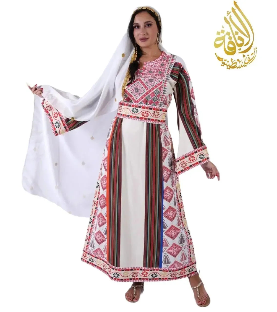 Elevate Your Style with Full Lairs Khirka-Shal Palestinian Elegance