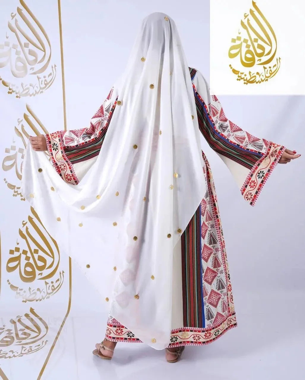 Elevate Your Style with Full Lairs Khirka-Shal Palestinian Elegance