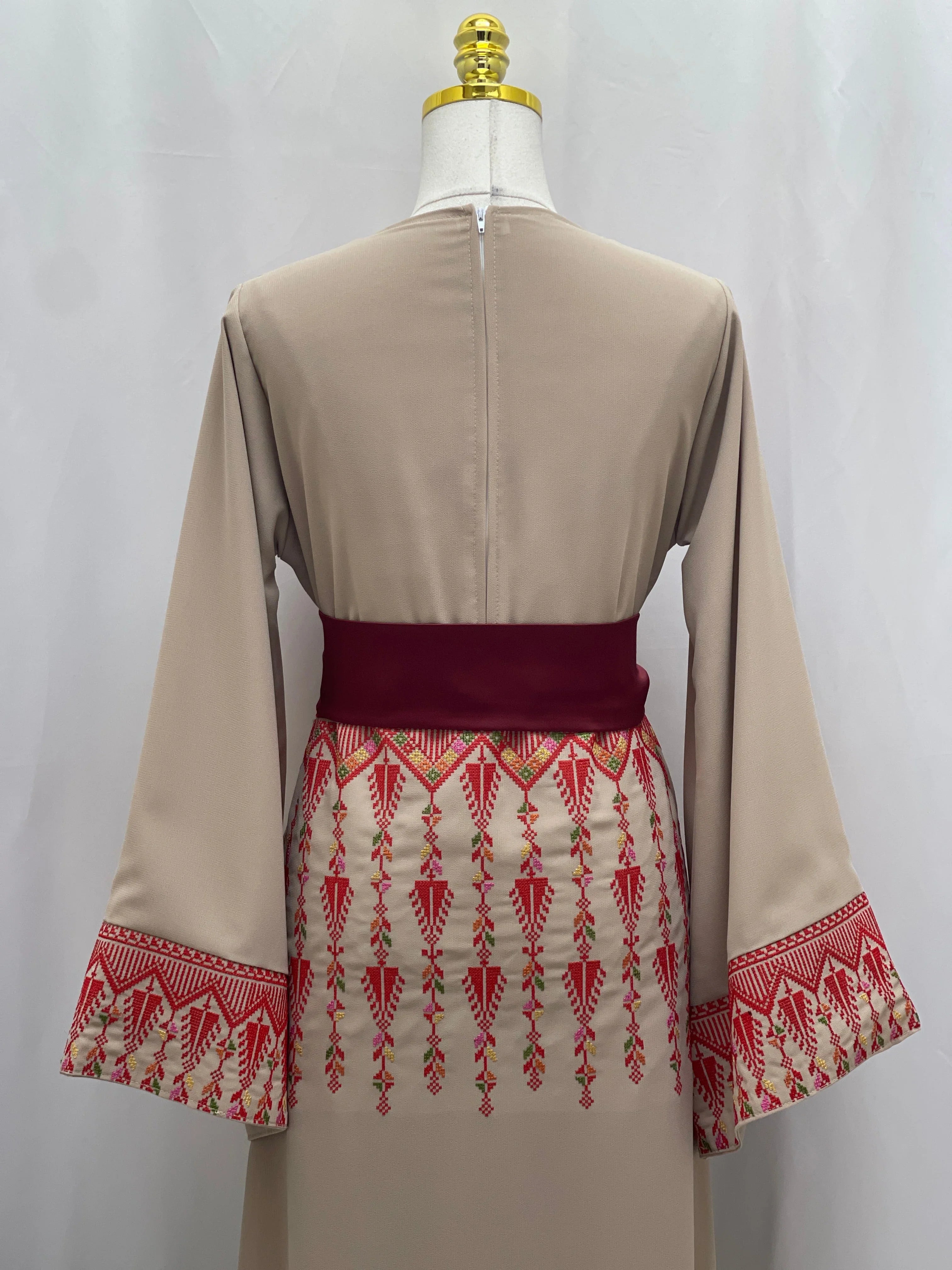 Embroidered Suha Modren Dress: A Perfect Harmony Of Tradition Palestinian Elegance