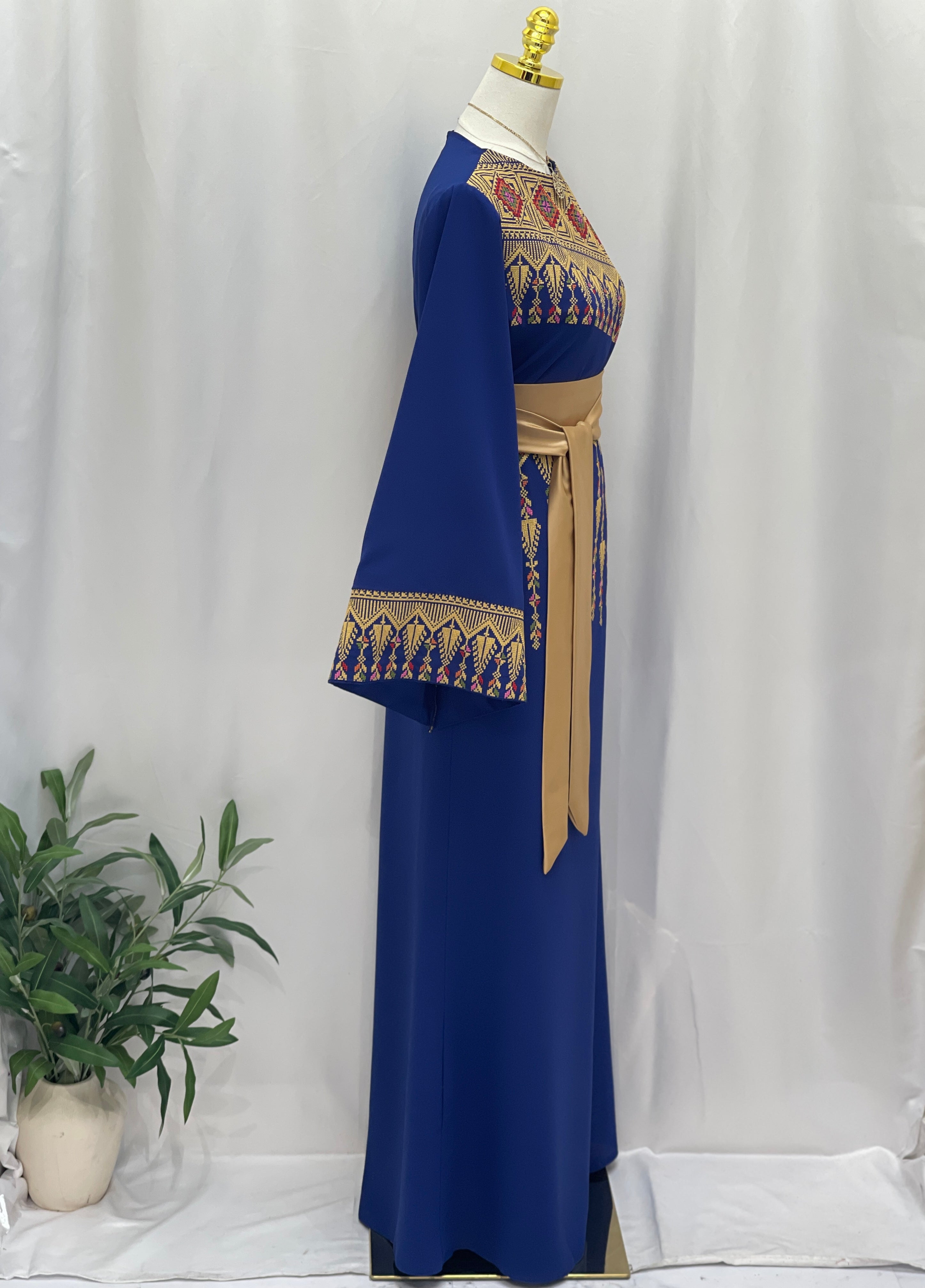 Embroidered Suha Modren Dress: A Perfect Harmony Of Tradition Palestinian Elegance