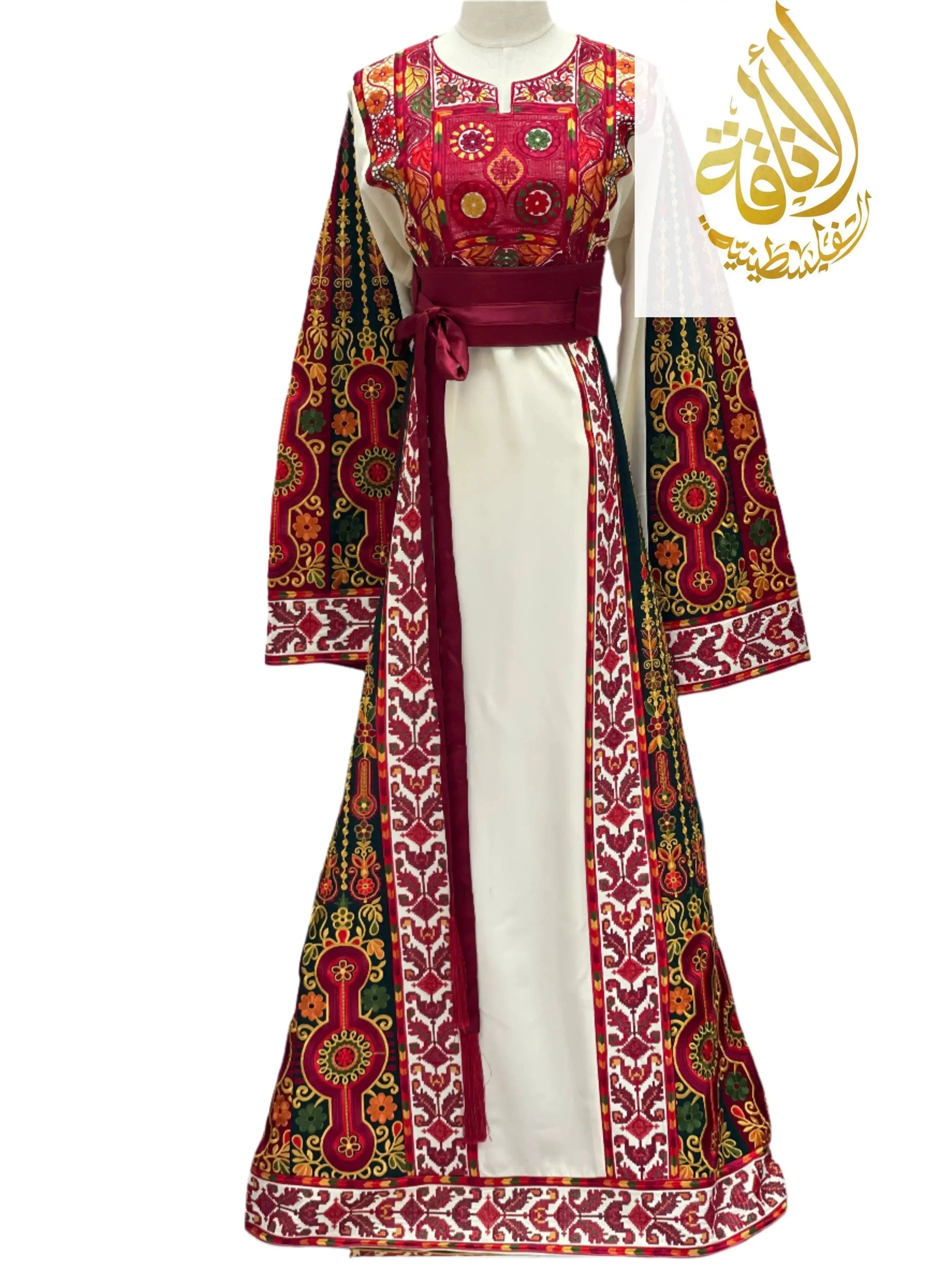 Embroidered Thoub Malaket Alsafa: Timeless Sophistication & Cultural Elegance Palestinian Elegance