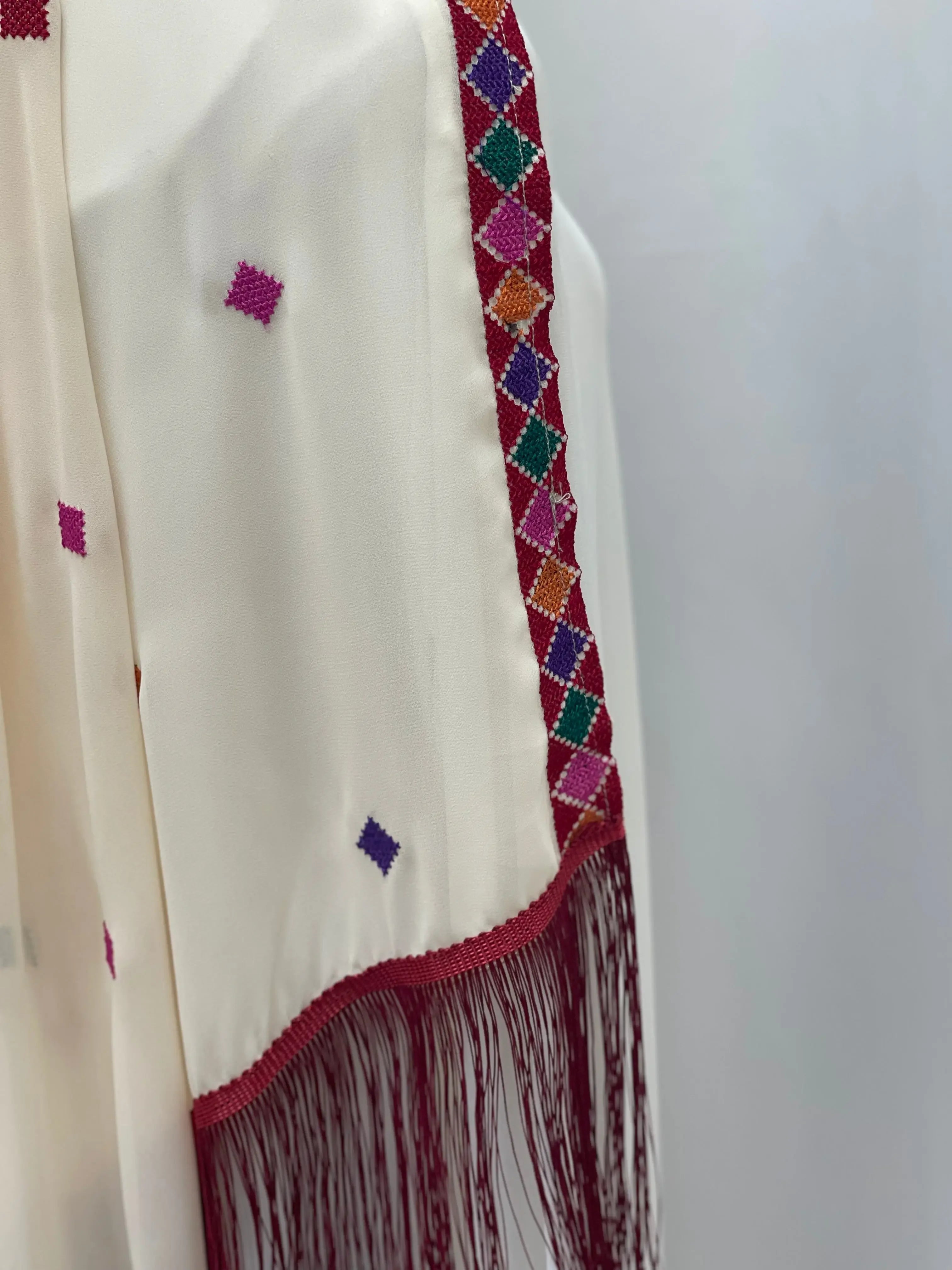 Timeless Sophistication: Embroidered Khirka Palestinian Elegance