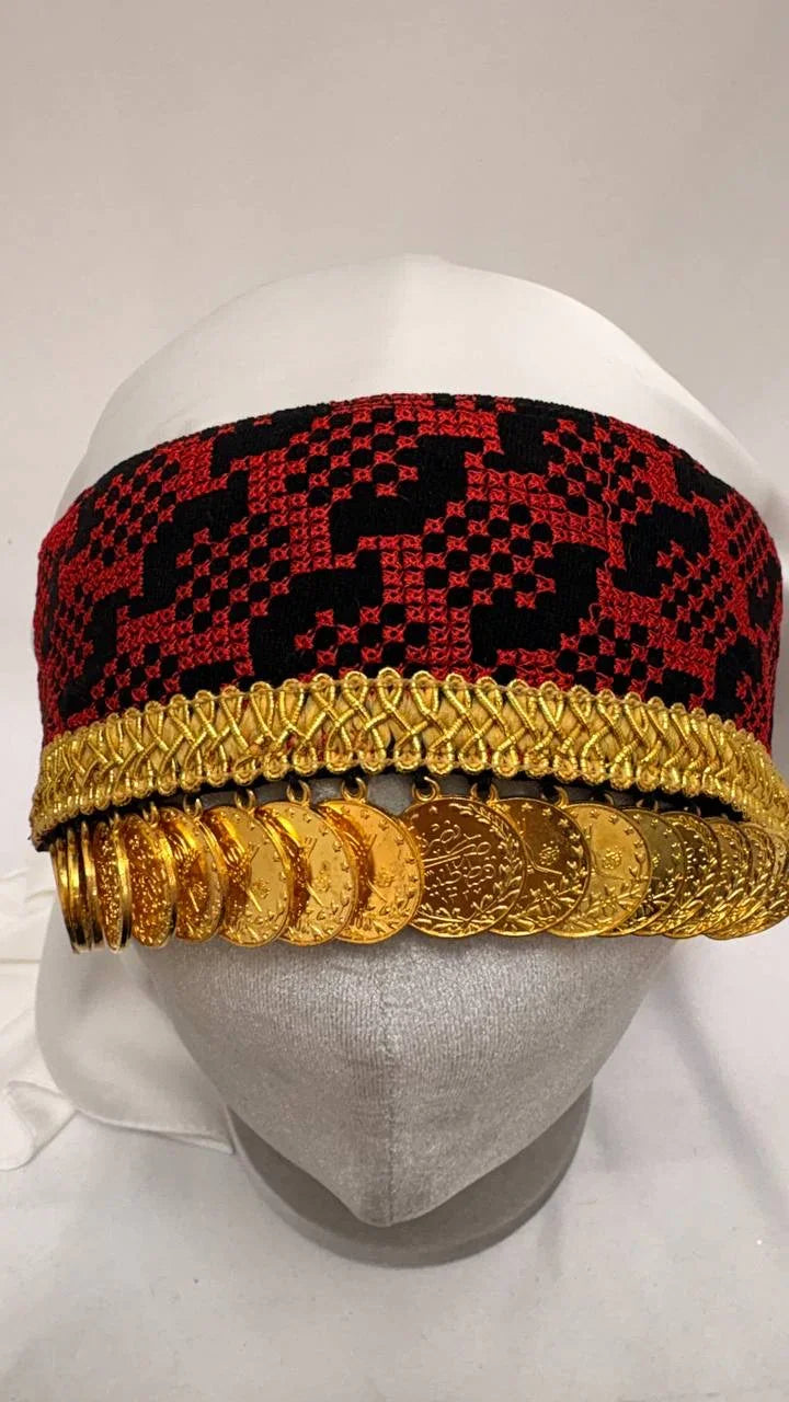 Girls Tatreez Head Lerat: Cultural Elegance and Style for Young Fashionistas - Palestinian Elegance