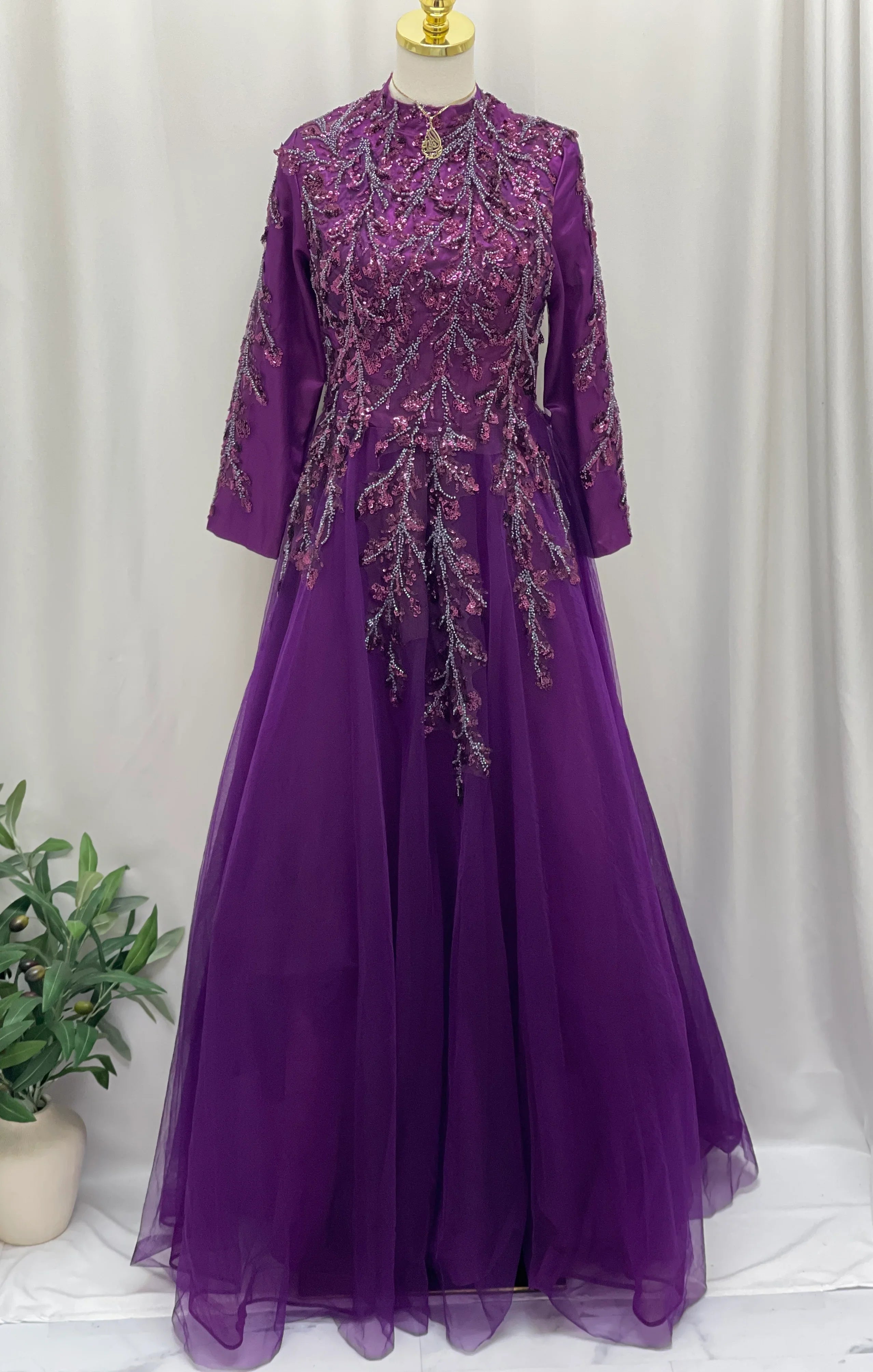 Dew Branches Gown