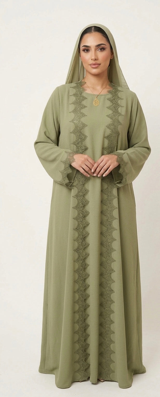 Rimas Nida Open Abaya Set