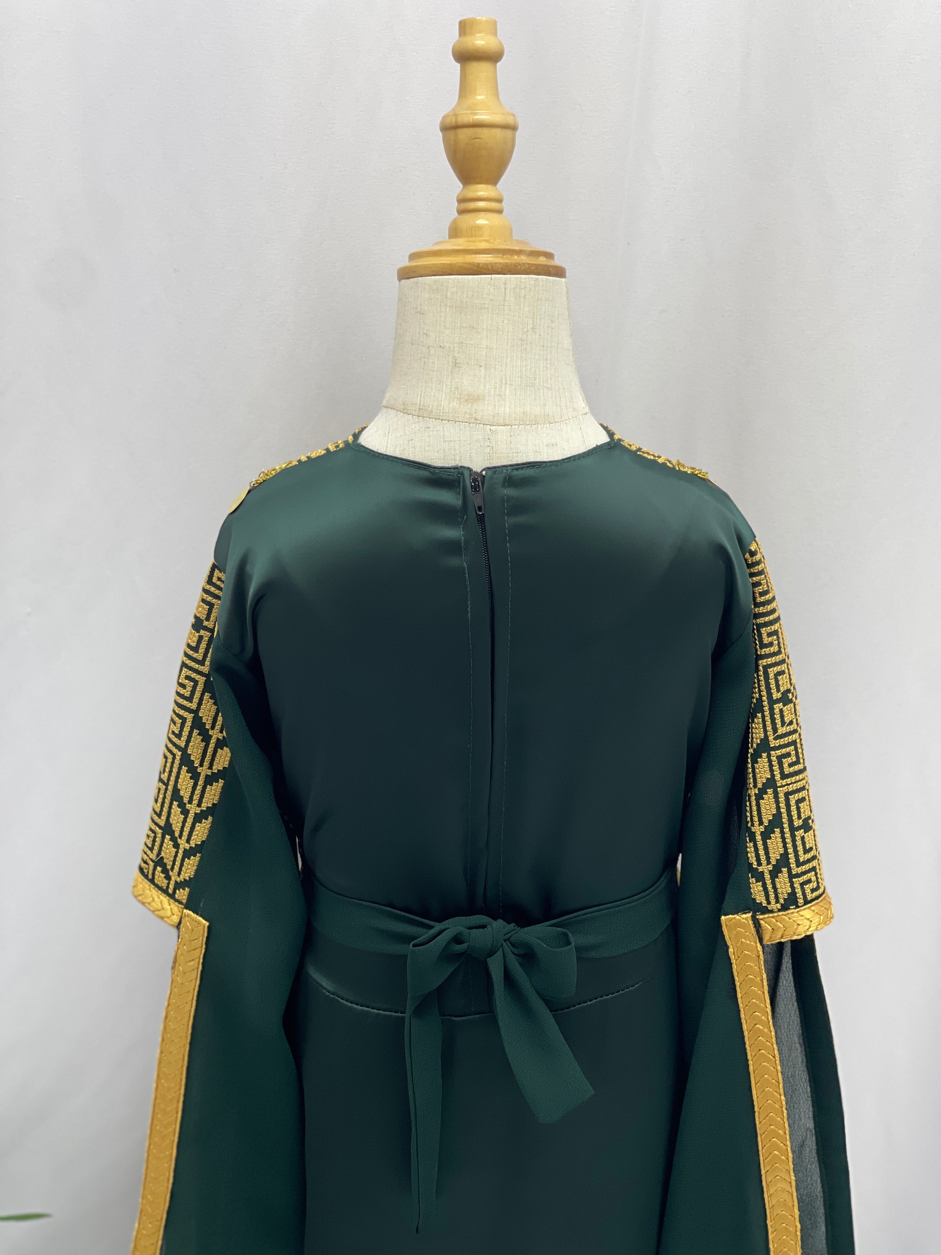 Heritage Coin Embroidered Girls Thobe Set