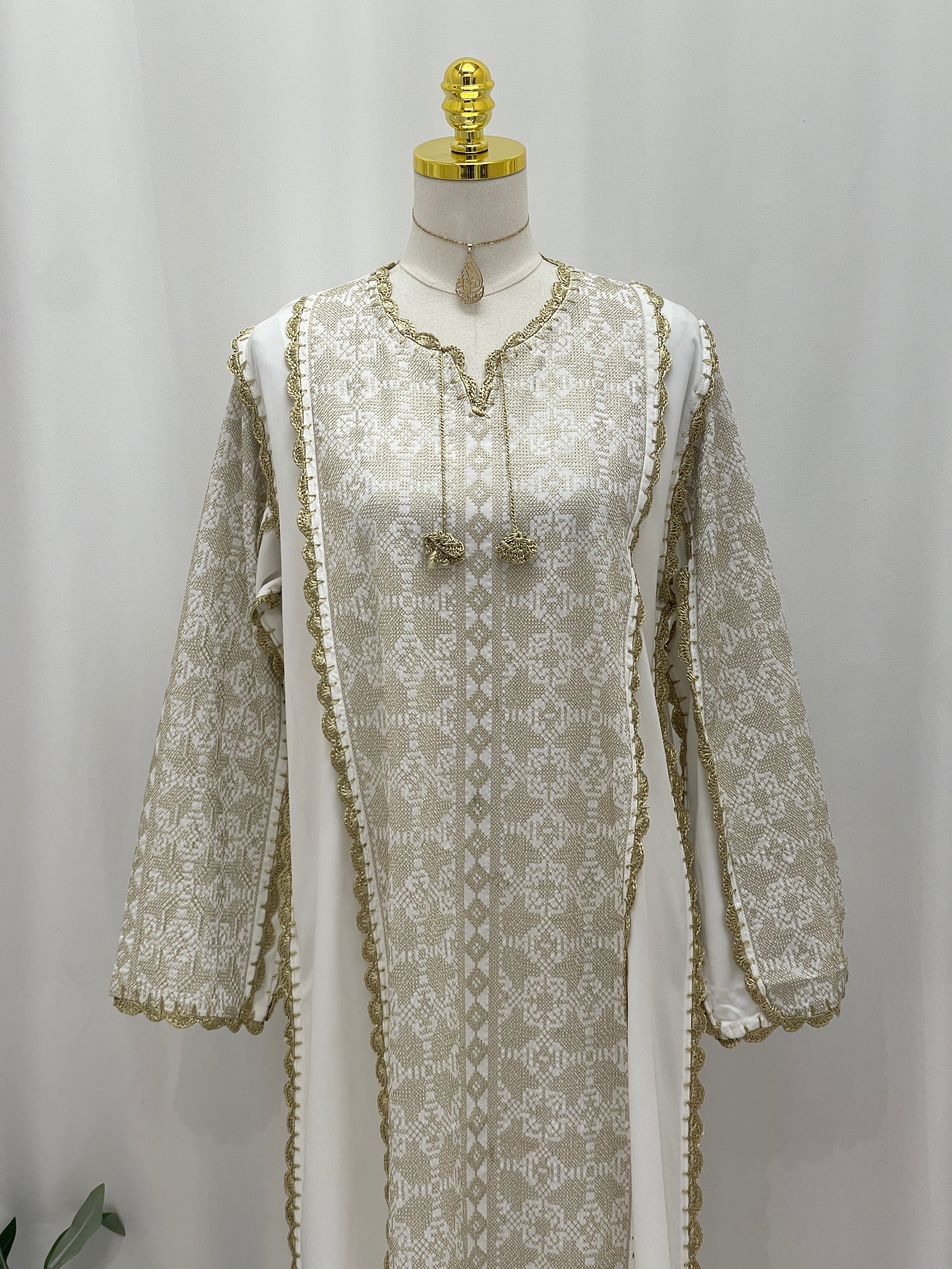 Heritage Threads Embroidered Abaya