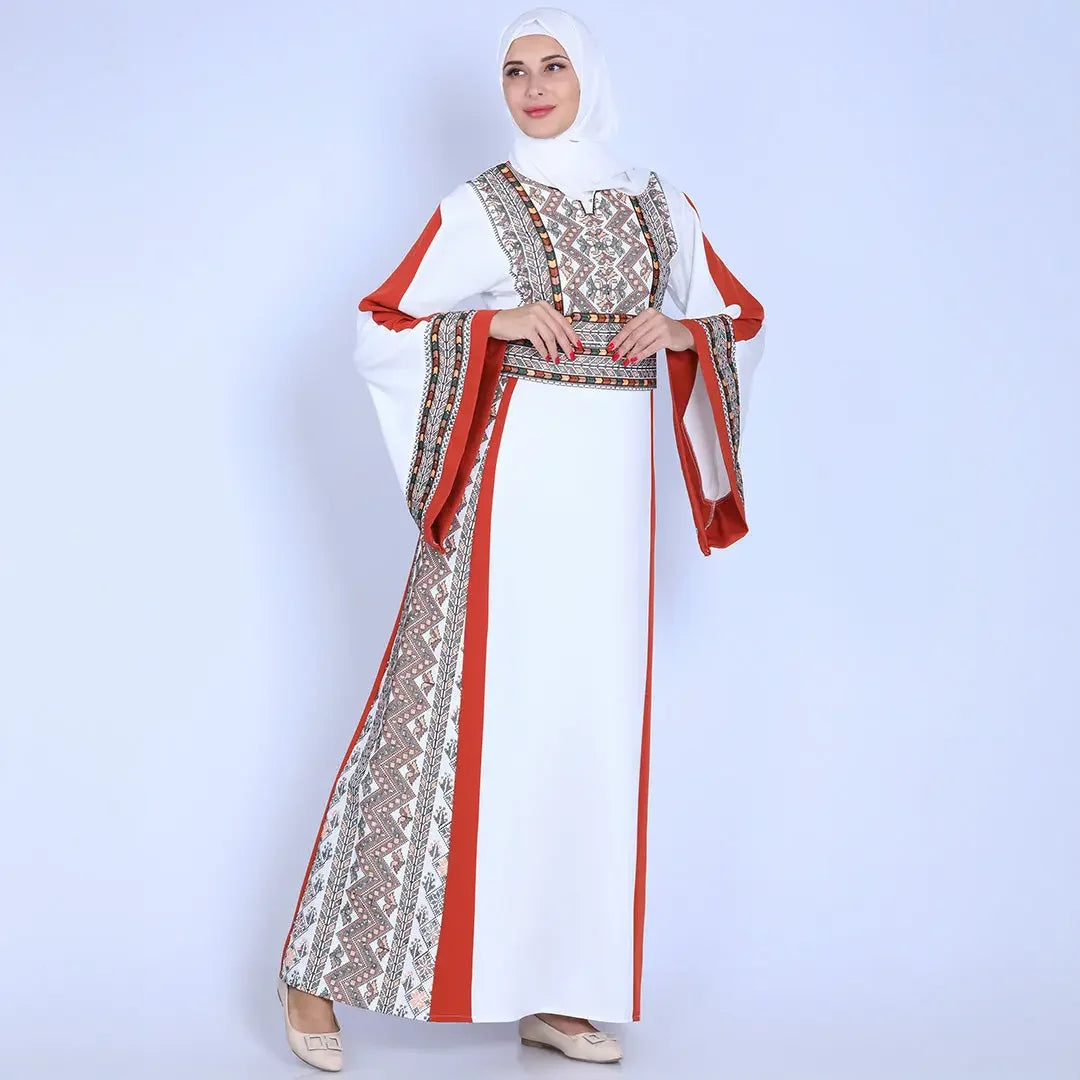 Hiba Unique Embroidery Thoub: Elegance and Cultural Heritage Palestinian Elegance
