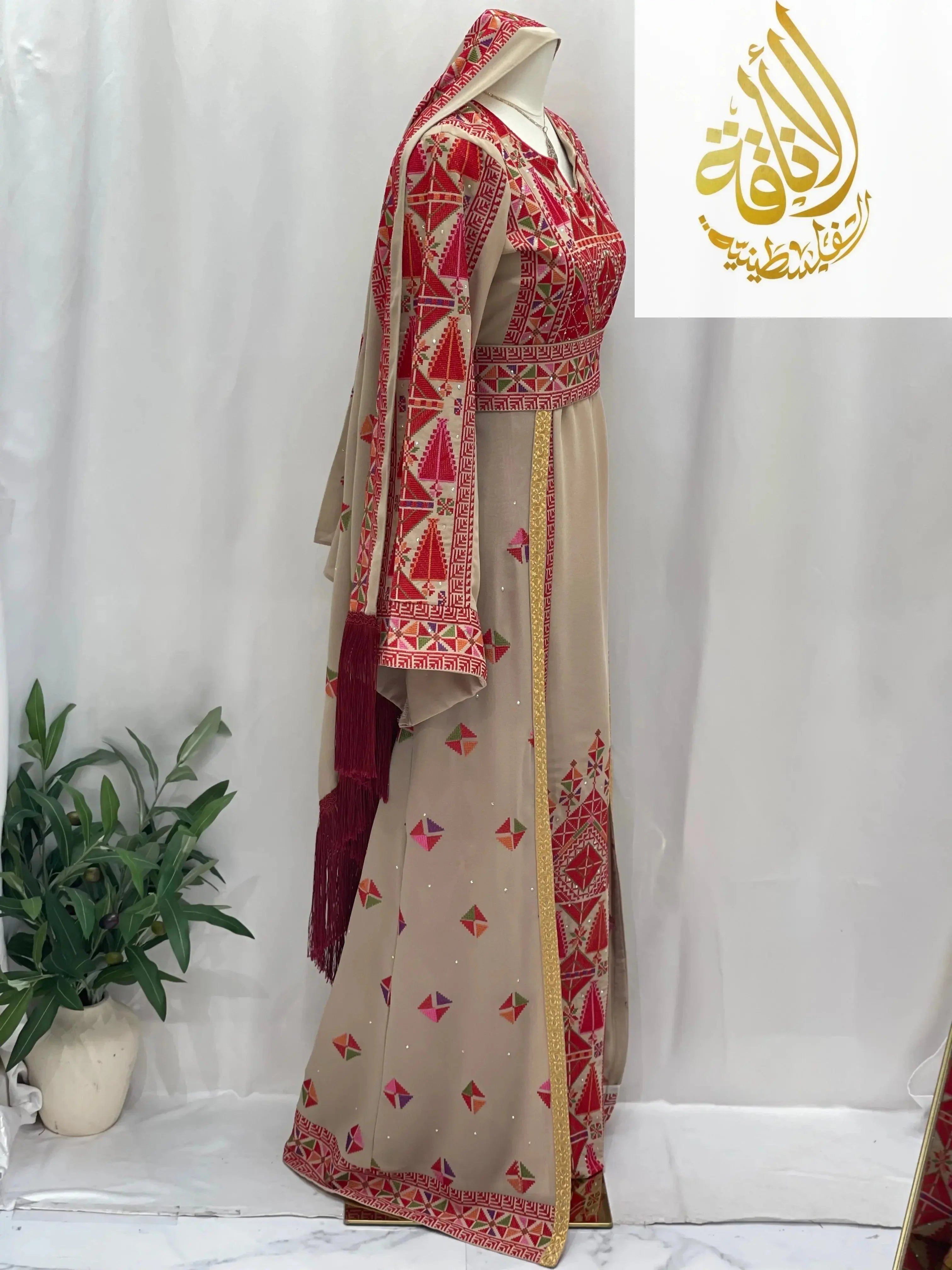 side view dress with khirka