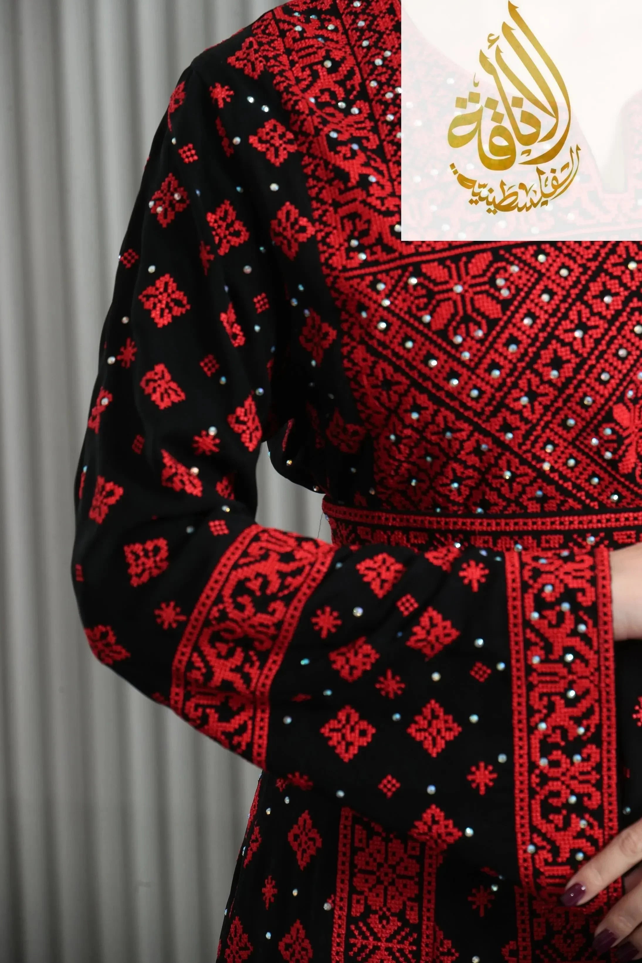 Full Embroidered Thoub | Traditional Elegance Meets Modern Style Palestinian Elegance