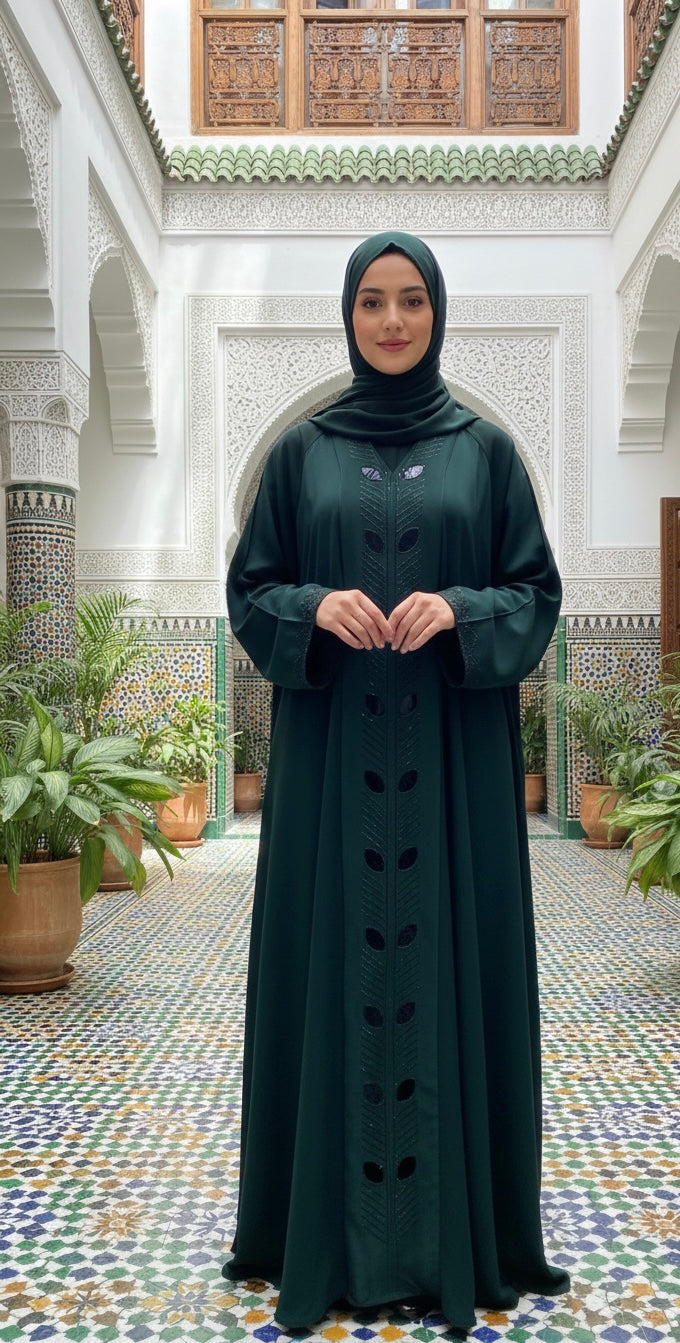 عباية نرجس – لباس أنيق ومحتشم ذو تصميم خالد