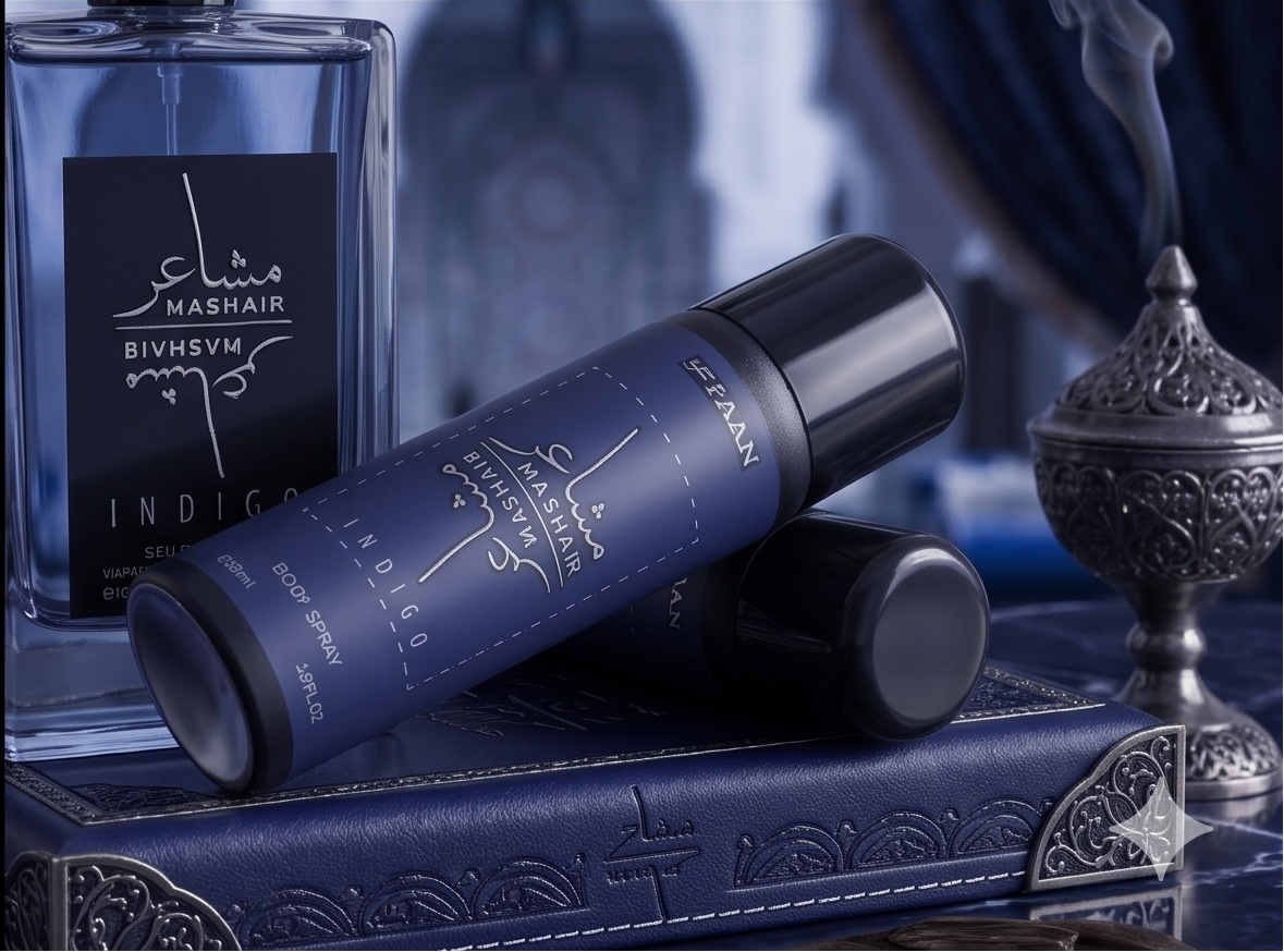 Mashair Indigo Luxury Gift Set – Oriental Oudh & Saffron