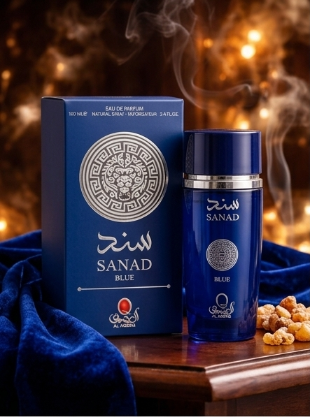 Sanad Blue Perfume Spray – 100ml | Fresh Aquatic & Deep Woody Elegance