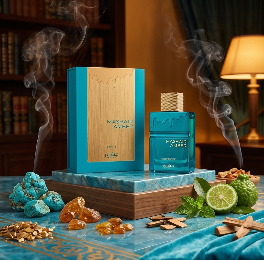 Mashair Amber Turquoise Fresh – 100ml Eau de Parfum