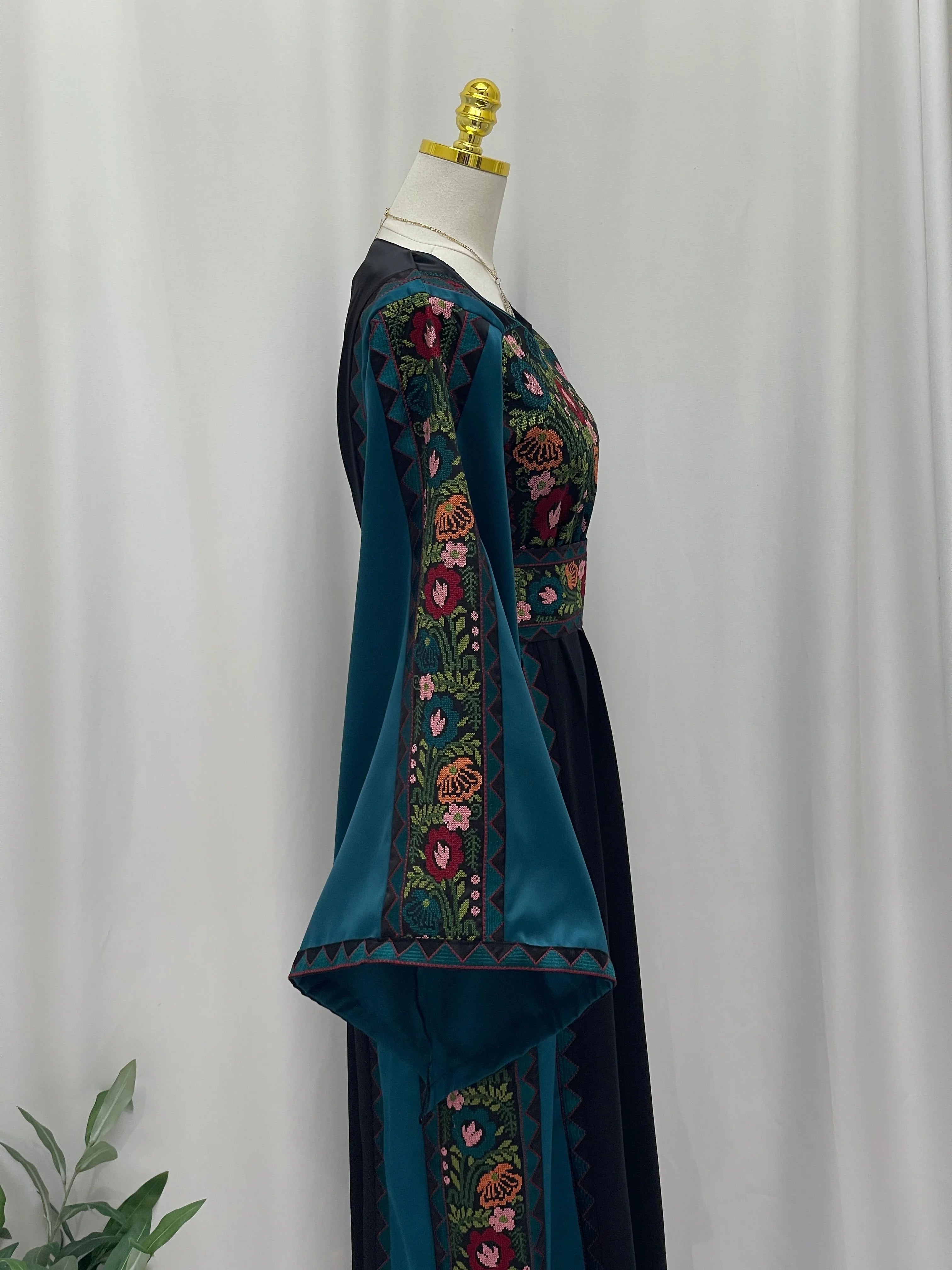 Ghidaa Embroidered Thoub Palestinian Elegance