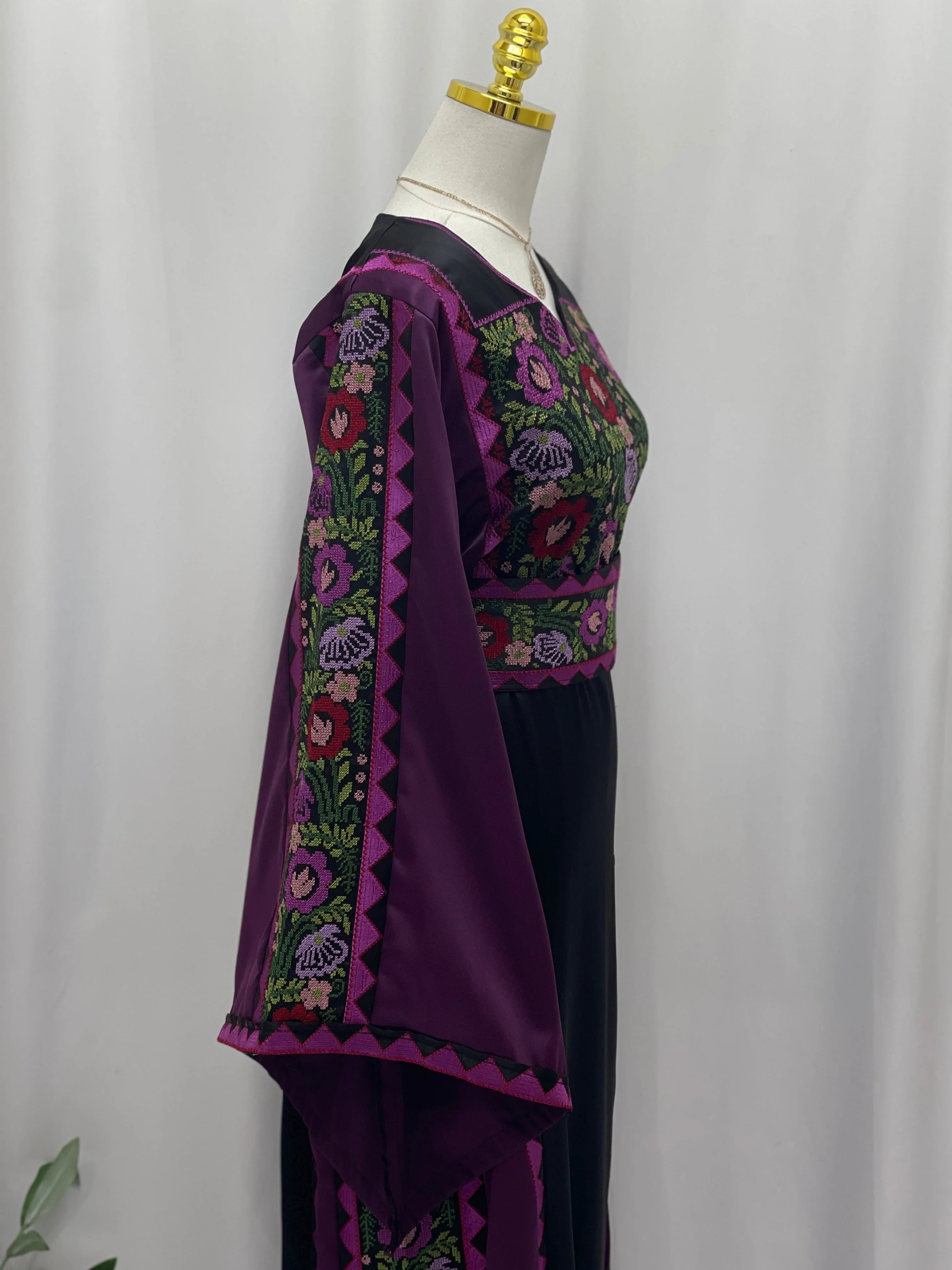 Ghidaa Embroidered Thoub Palestinian Elegance