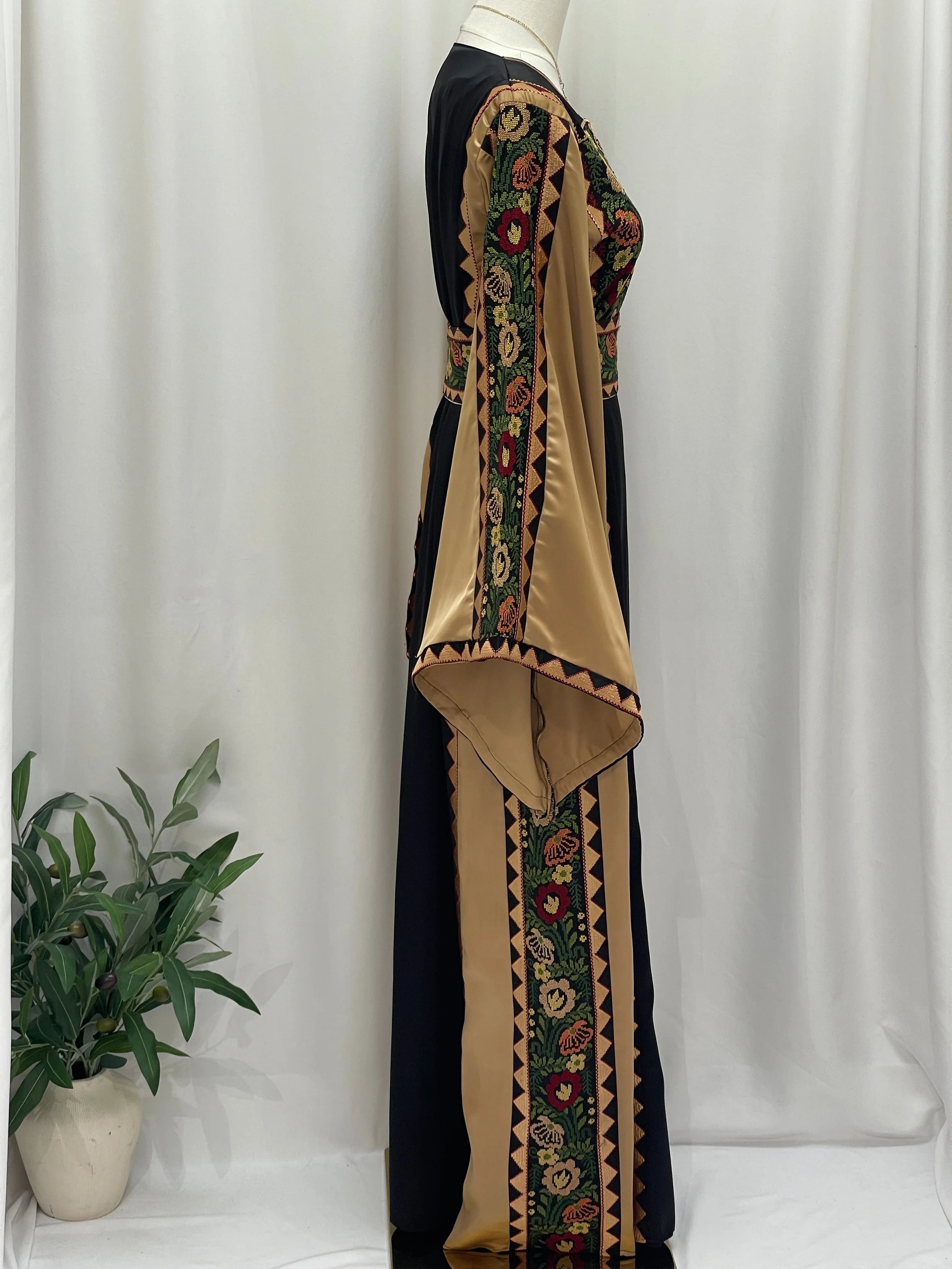 Ghidaa Embroidered Thoub Palestinian Elegance