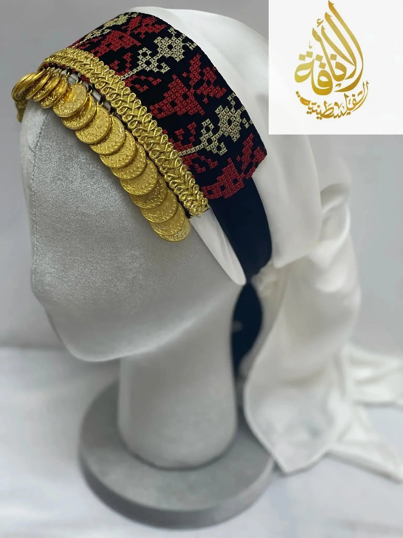 Girls Tatreez Head Lerat: Cultural Elegance and Style for Young Fashionistas Palestinian Elegance