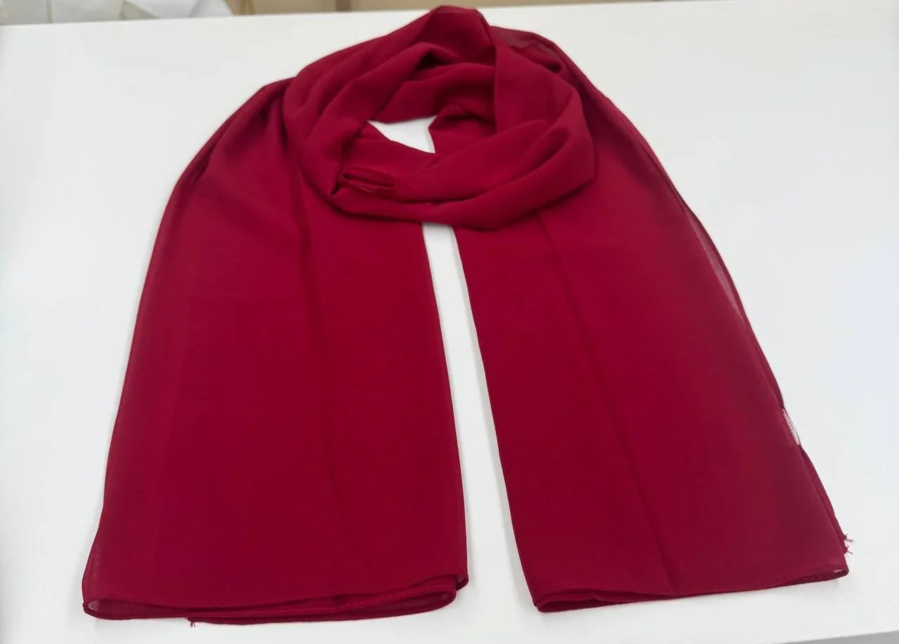 High Quality Chiffon Hjiab: Gives Your Outfit A Graceful Touch - Palestinian Elegance