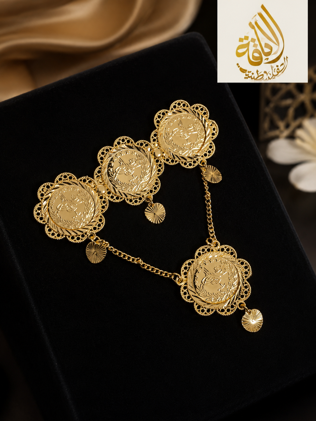 Triple Rashadi Lera Pin – Imitated Gold